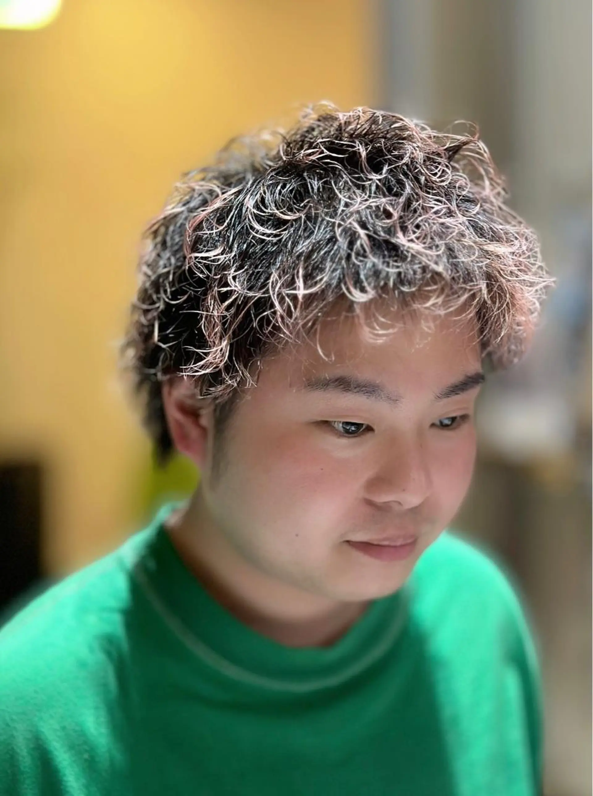 ショート カラー パーマ メンズ Largo所属・広中 裕一のマツエク・マツパデザイン