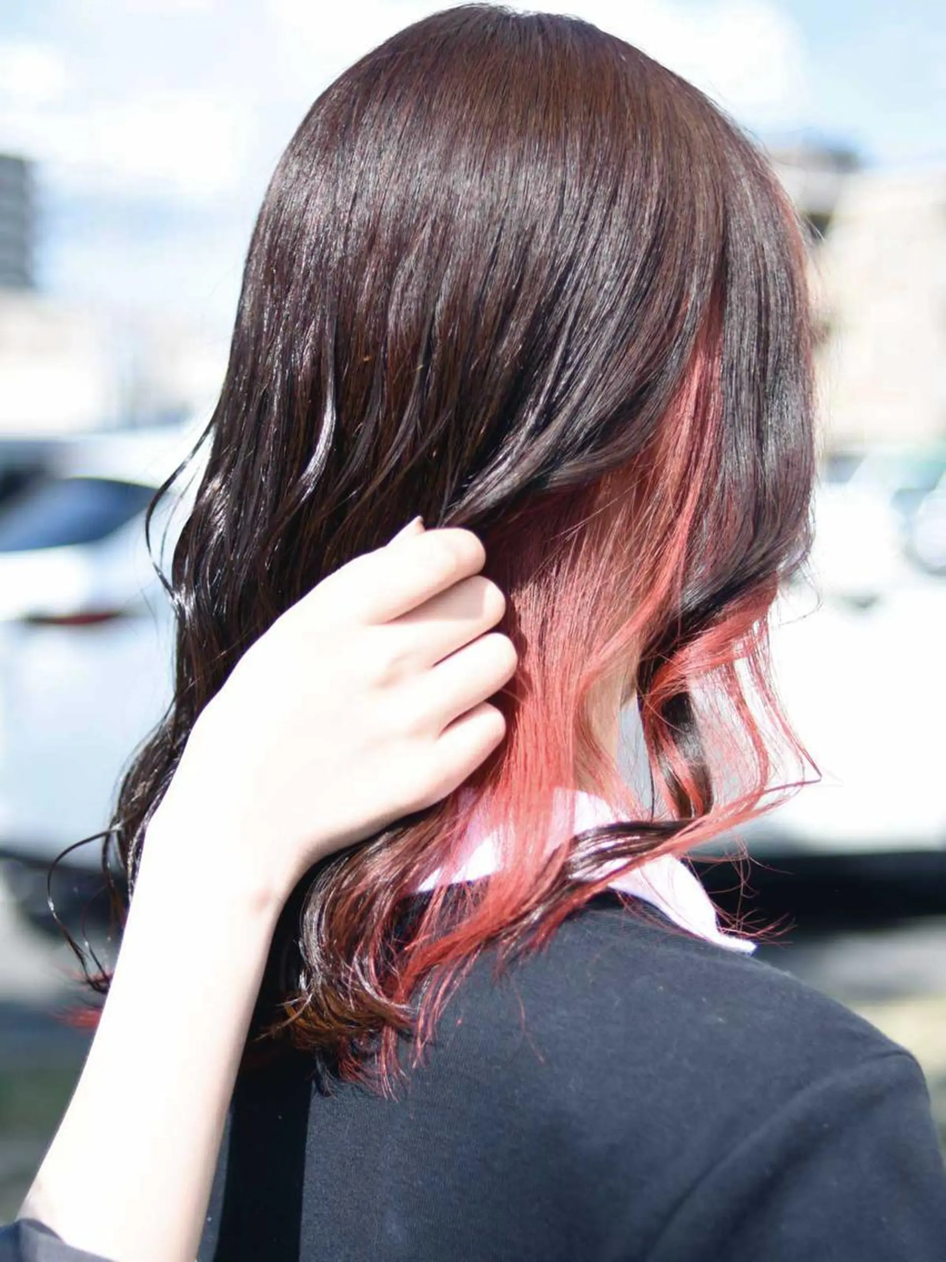 セミロング カラー ヘアカラー 【Atem 大町店】 永森　優里花のヘアスタイル