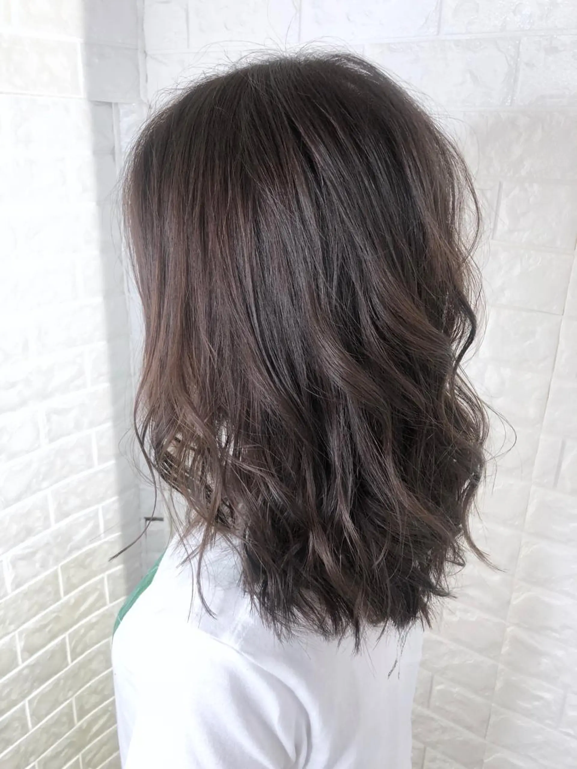 ミディアム 縮毛矯正/髪質改善 主税巧一のヘアスタイル