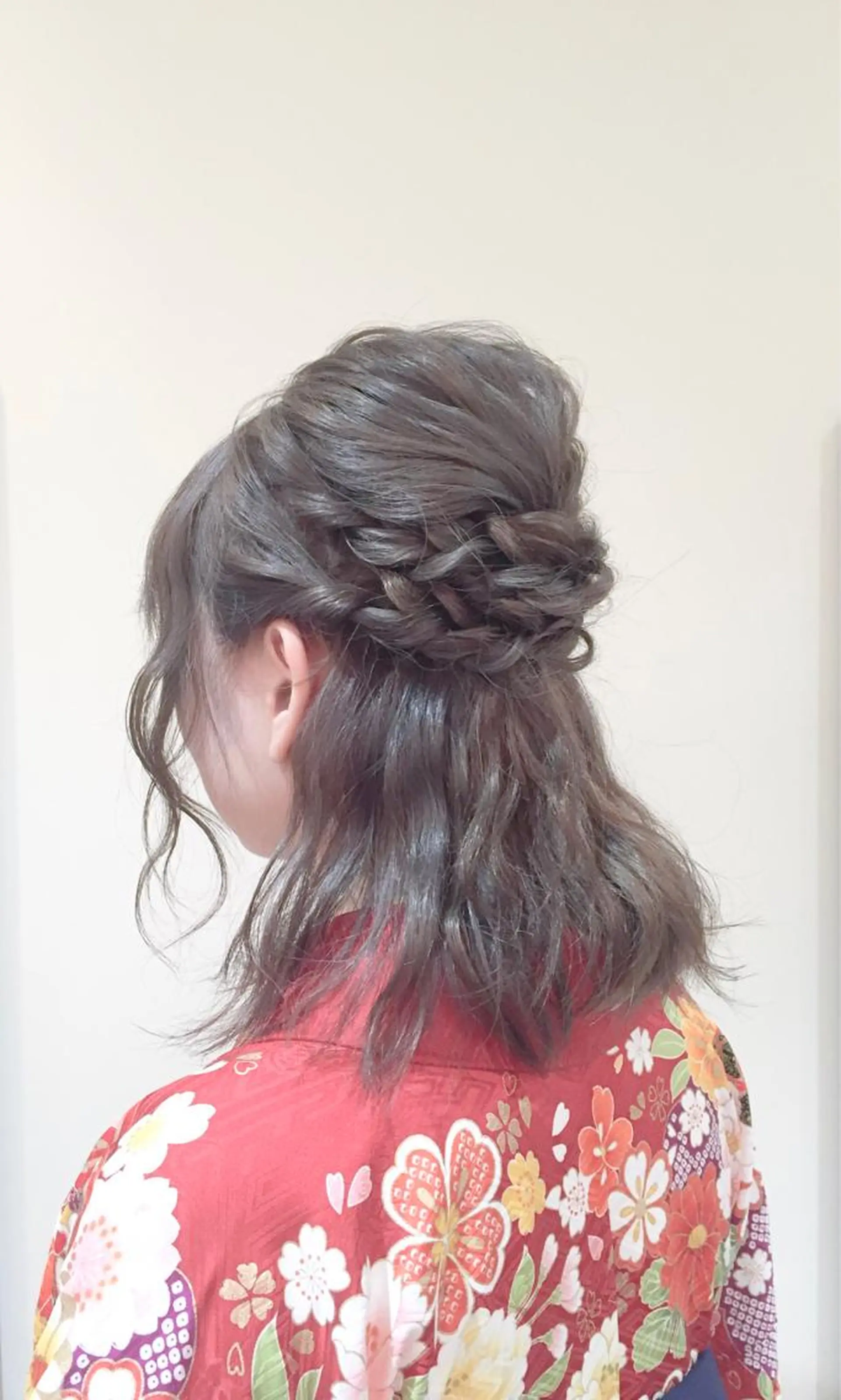 ヘアアレンジ ハーフアップ un所属・un 溝の口 伊豆本のマツエク・マツパデザイン