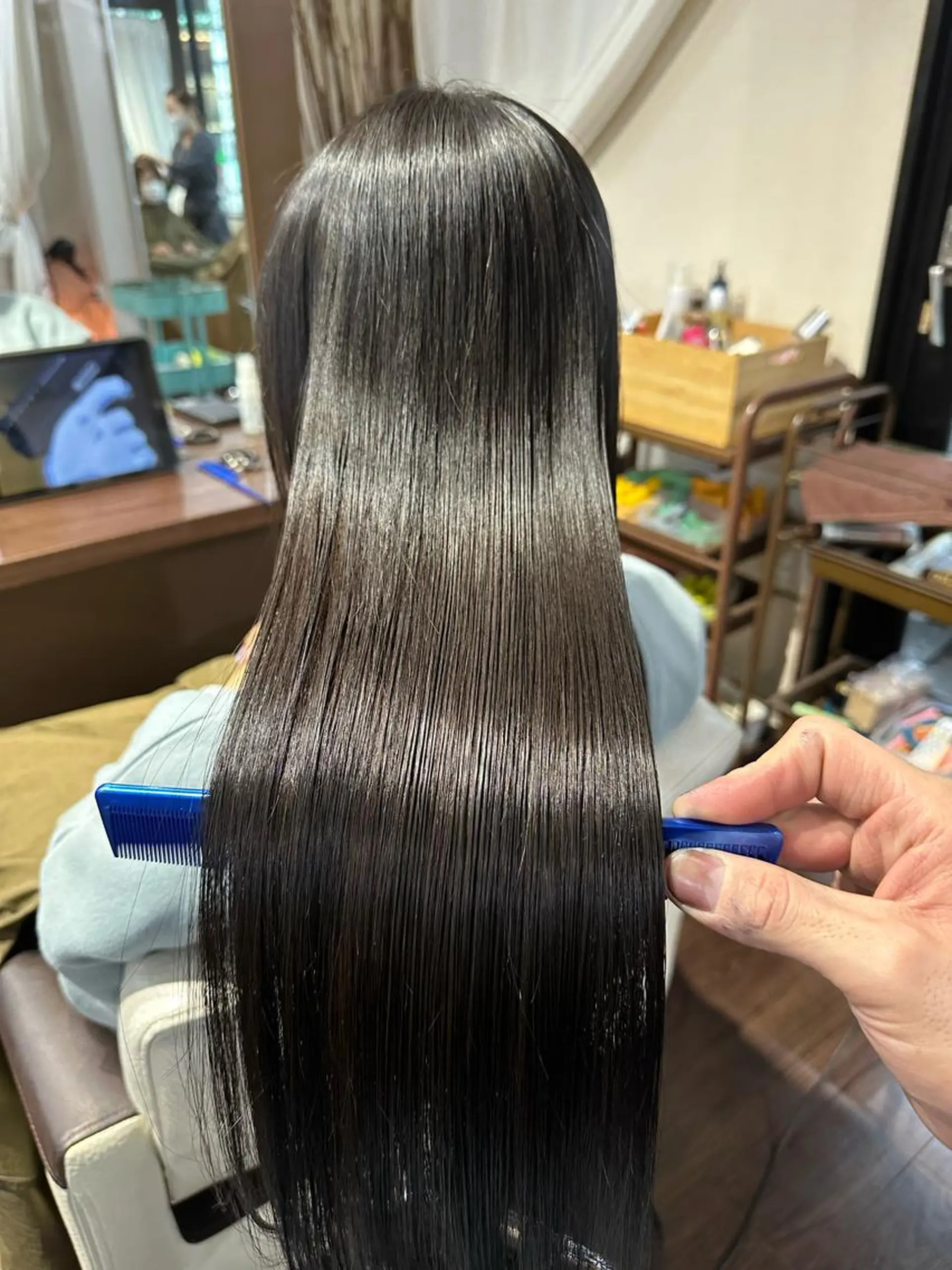 ロング カラー カット ヘアカラー トリートメント ヘッドスパ youres hair 東口店所属・🌸ULTOWA🌸 髪質改善/縮毛/店長のヘアスタイル