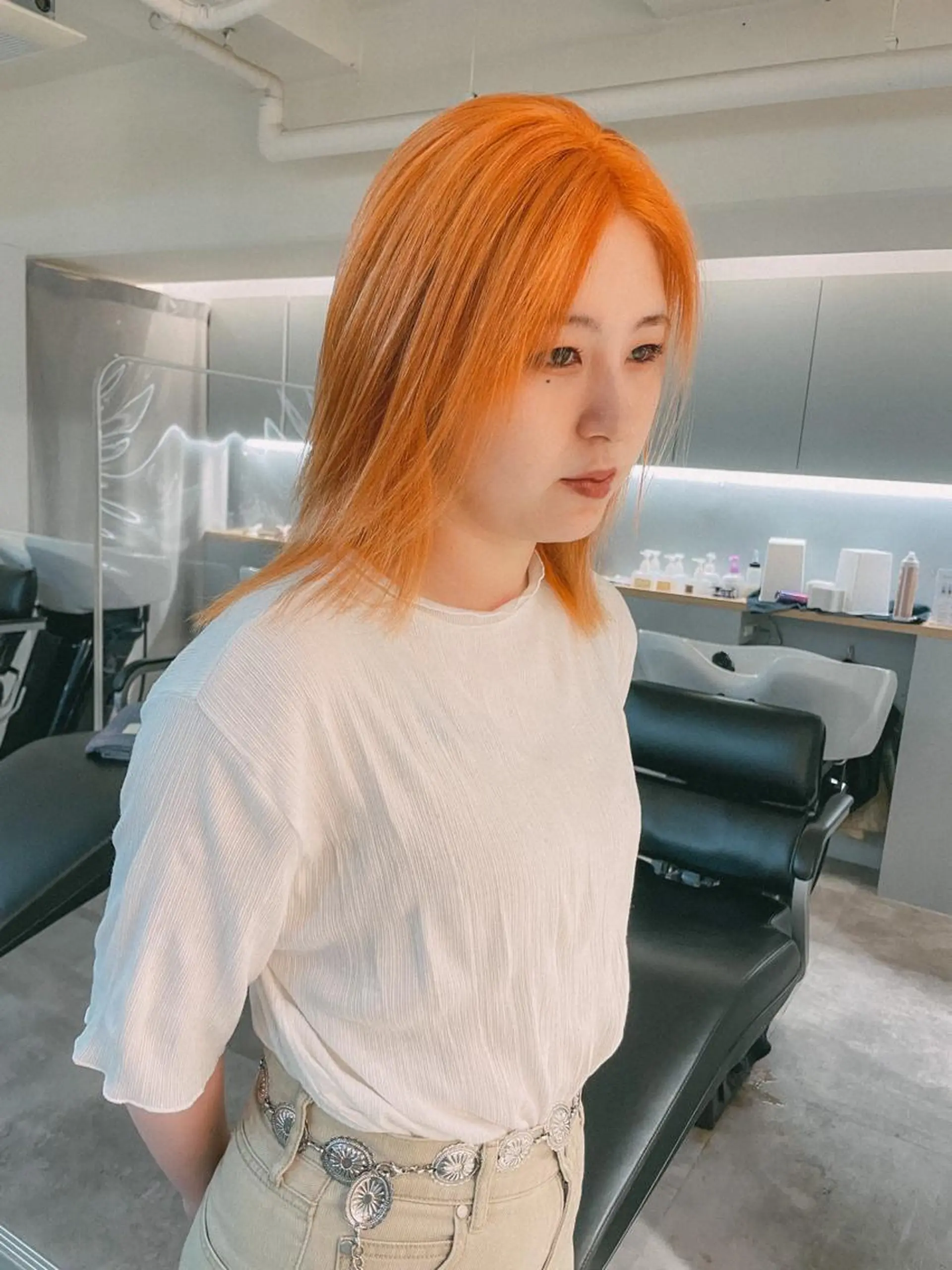 セミロング カット ヘアカラー 🐺ウルフ/デザイン カラー🐺MASAのヘアスタイル