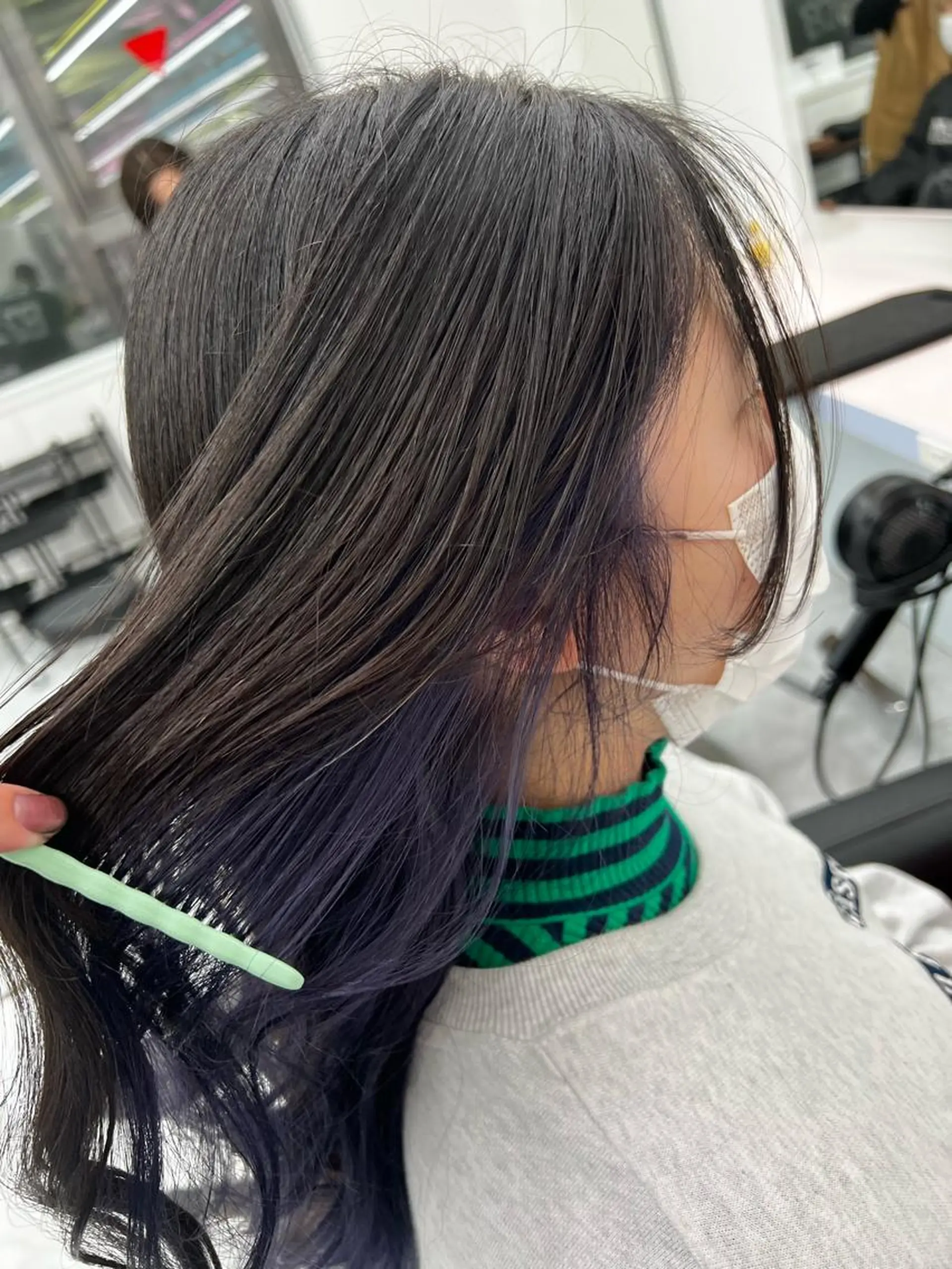 セミロング カラー お客様満足No.1 🌈Neneのヘアスタイル