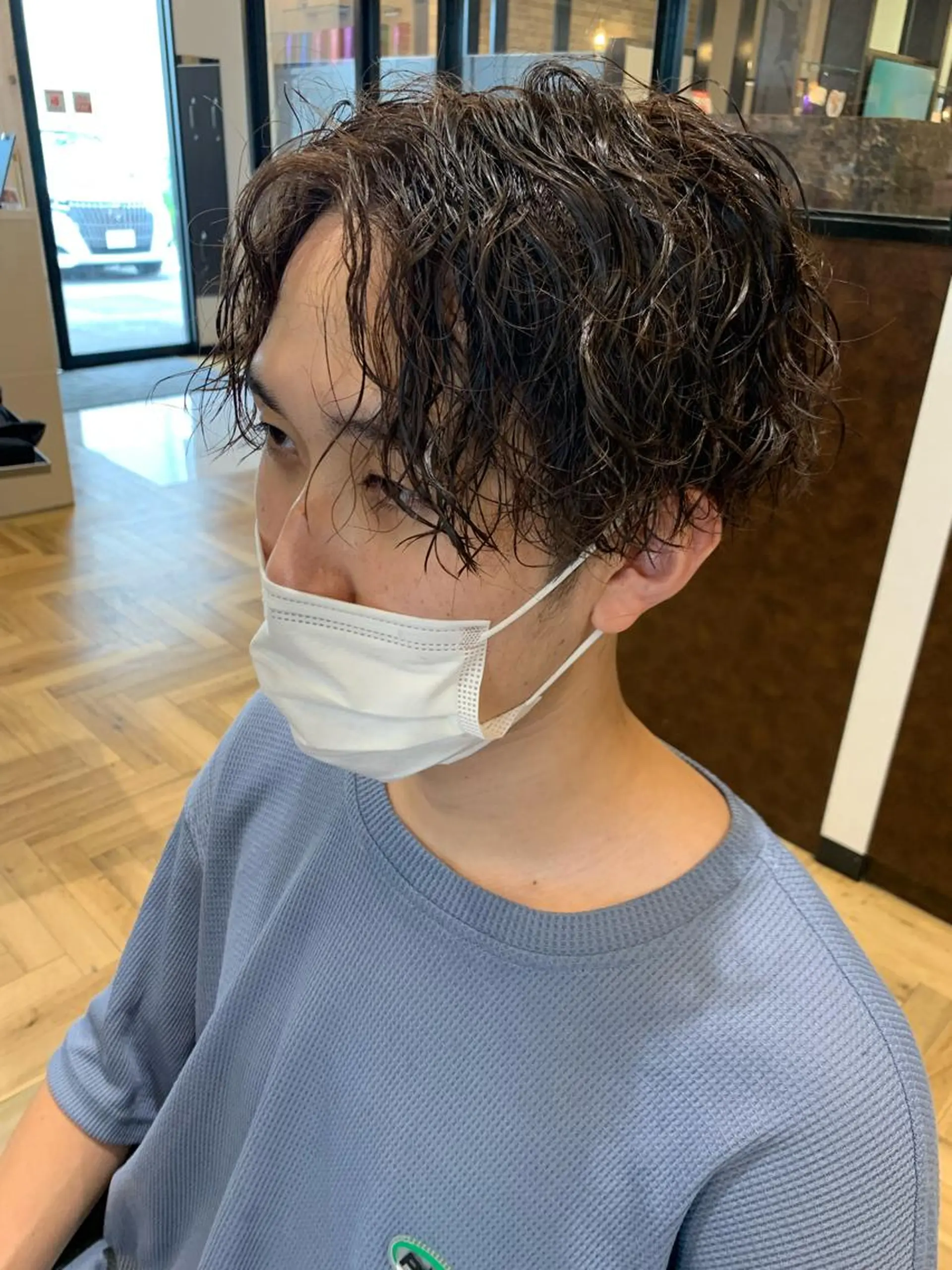 パーマ メンズ カット パーマ RAY+beauty 安藤優樹のヘアスタイル