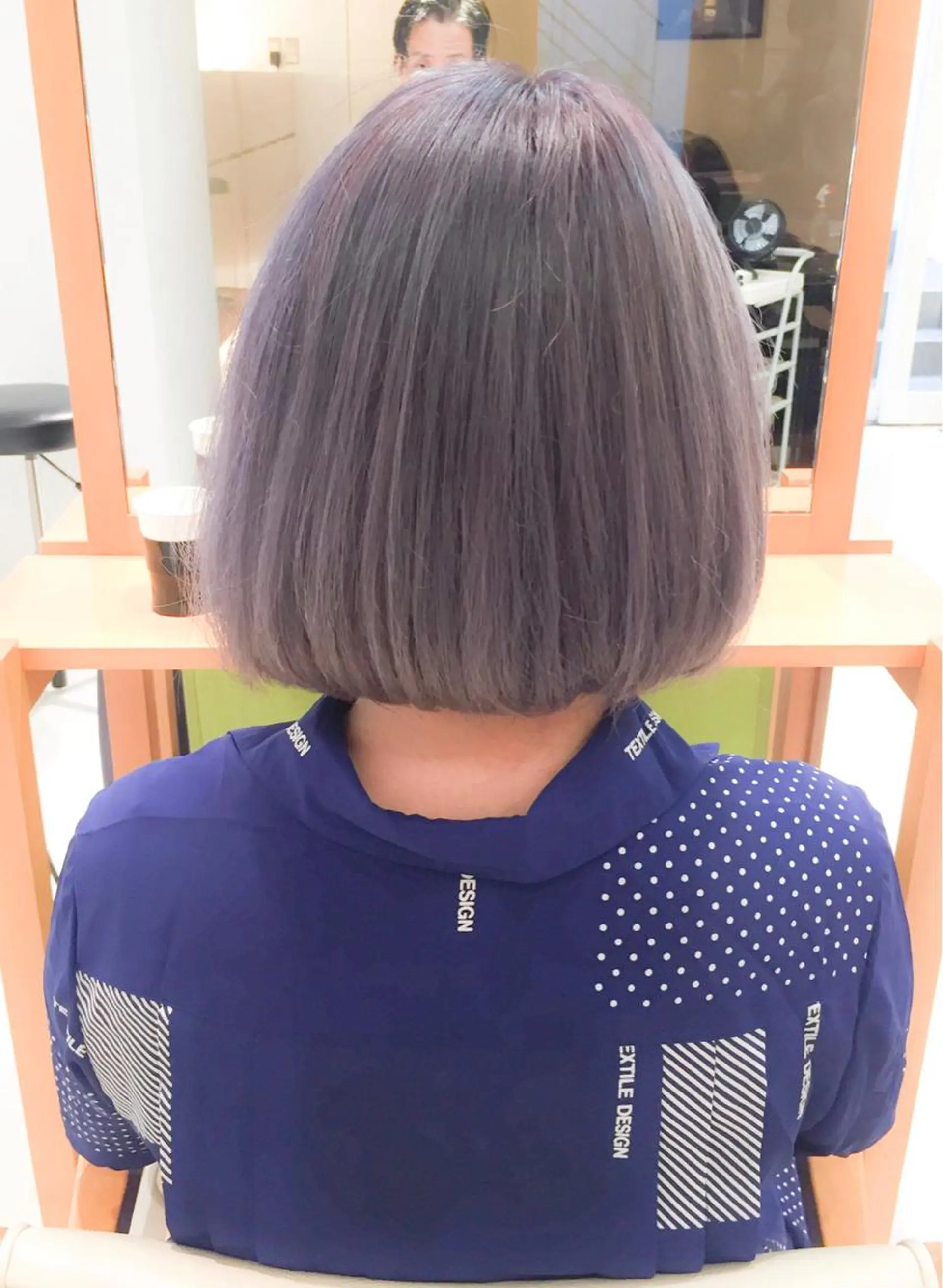 ショート カラー グレージュ ラベンダーカラー ラベンダーグレージュ ラベンダーグレー モテ髪透明感❤️ デイズヘアカラーのヘアスタイル