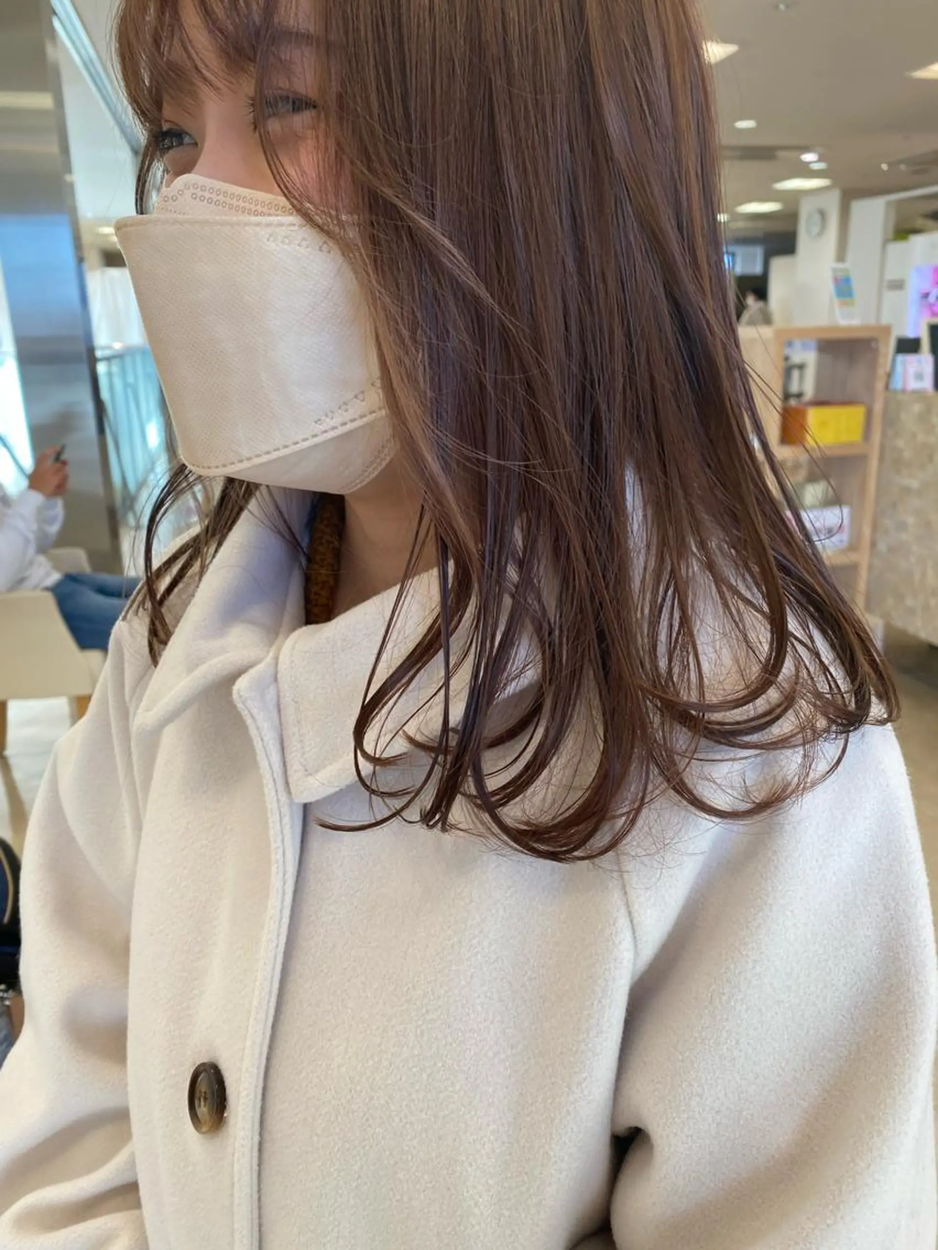 セミロング カラー ヘアカラー レイヤー/ウルフ🤎 mayo.のヘアスタイル
