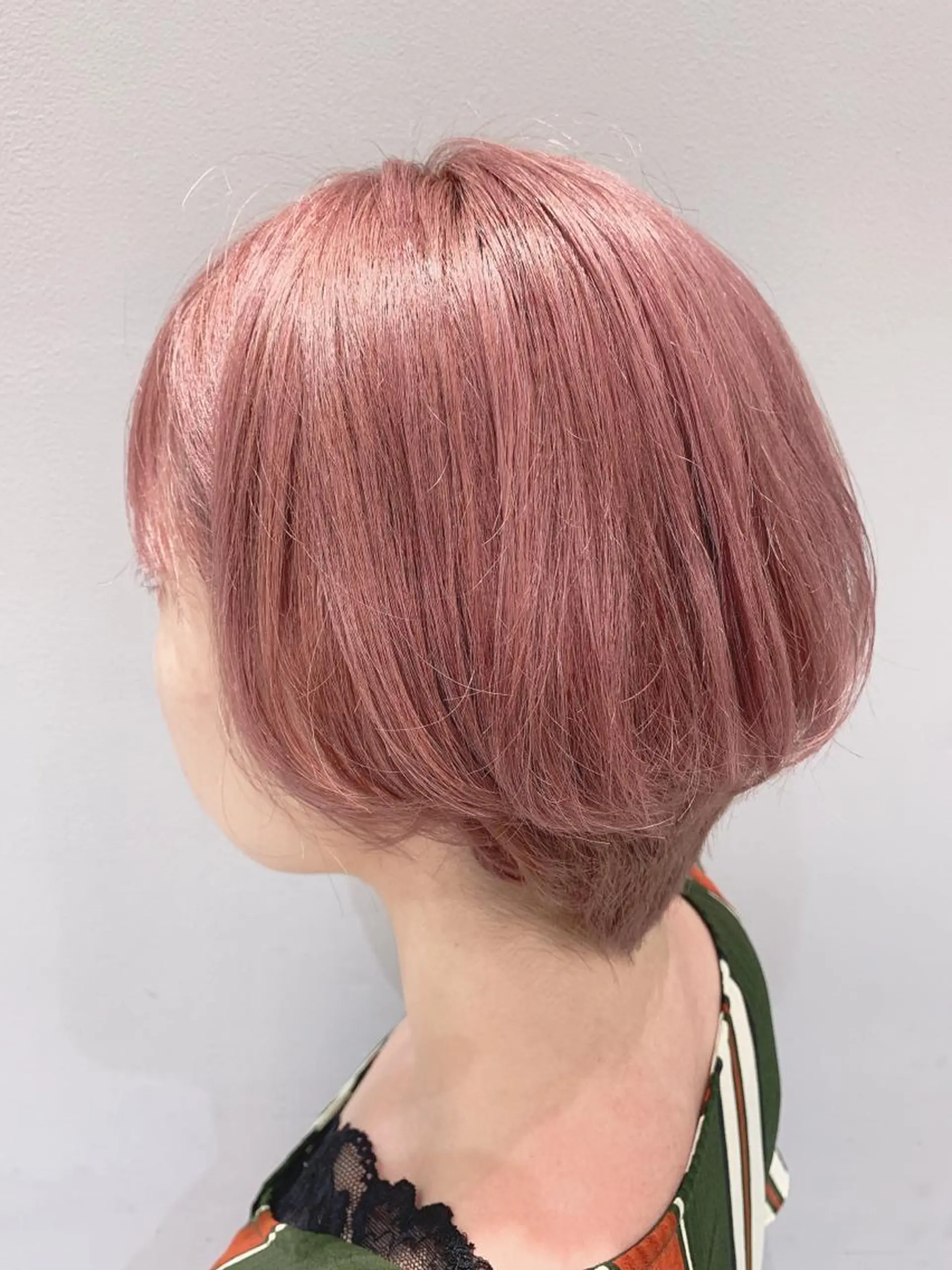 ショート カラー ピンクカラー ヘアカラー トリートメント 🦖鶴岡香純🦖 産休中のヘアスタイル