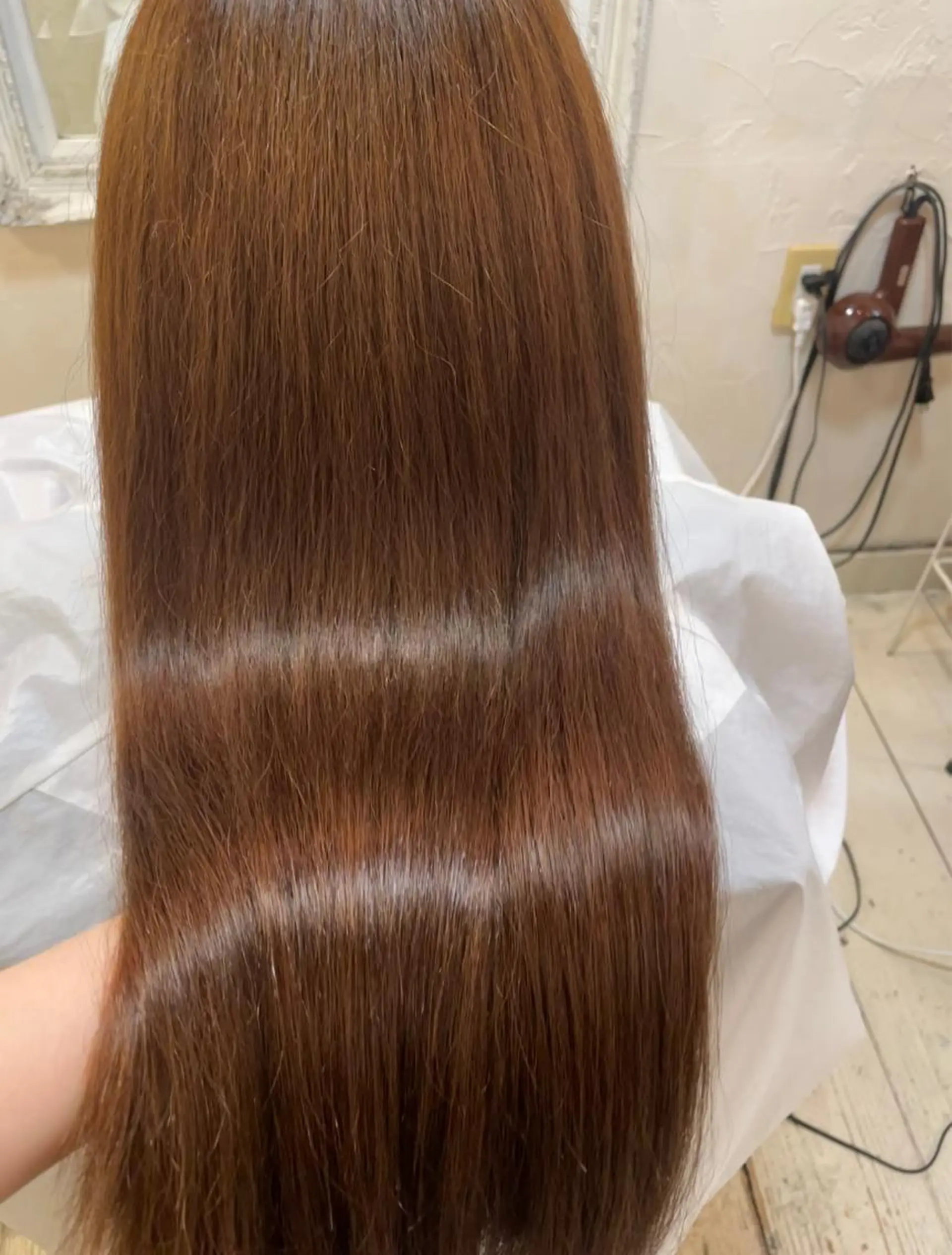 ロング ボブ トリートメント レイヤーカット大人気 💛吉田百花のヘアスタイル