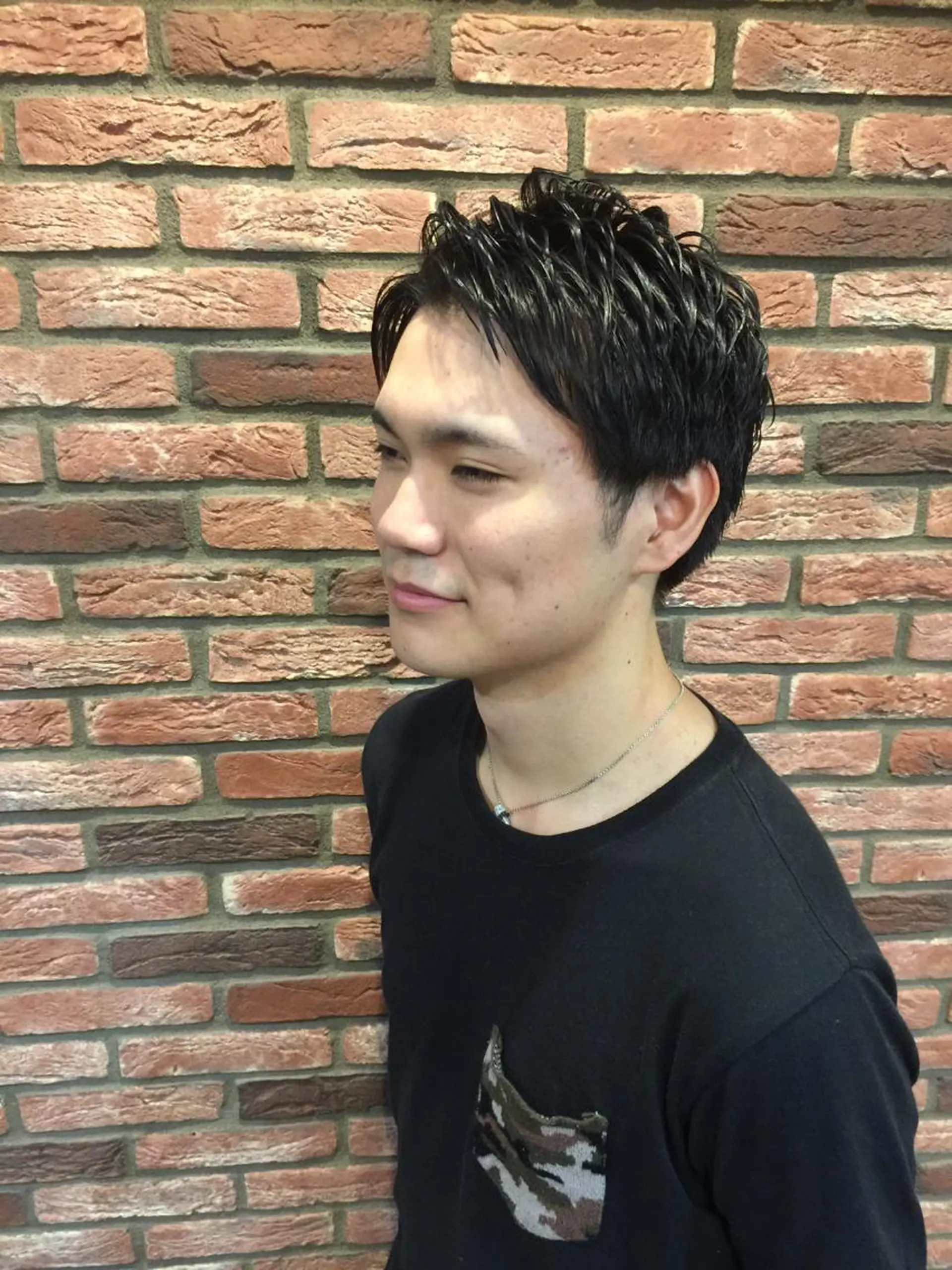 ショート パーマ 学生 赤坂barber 古澤慶一郎【モテ髪】のヘアスタイル