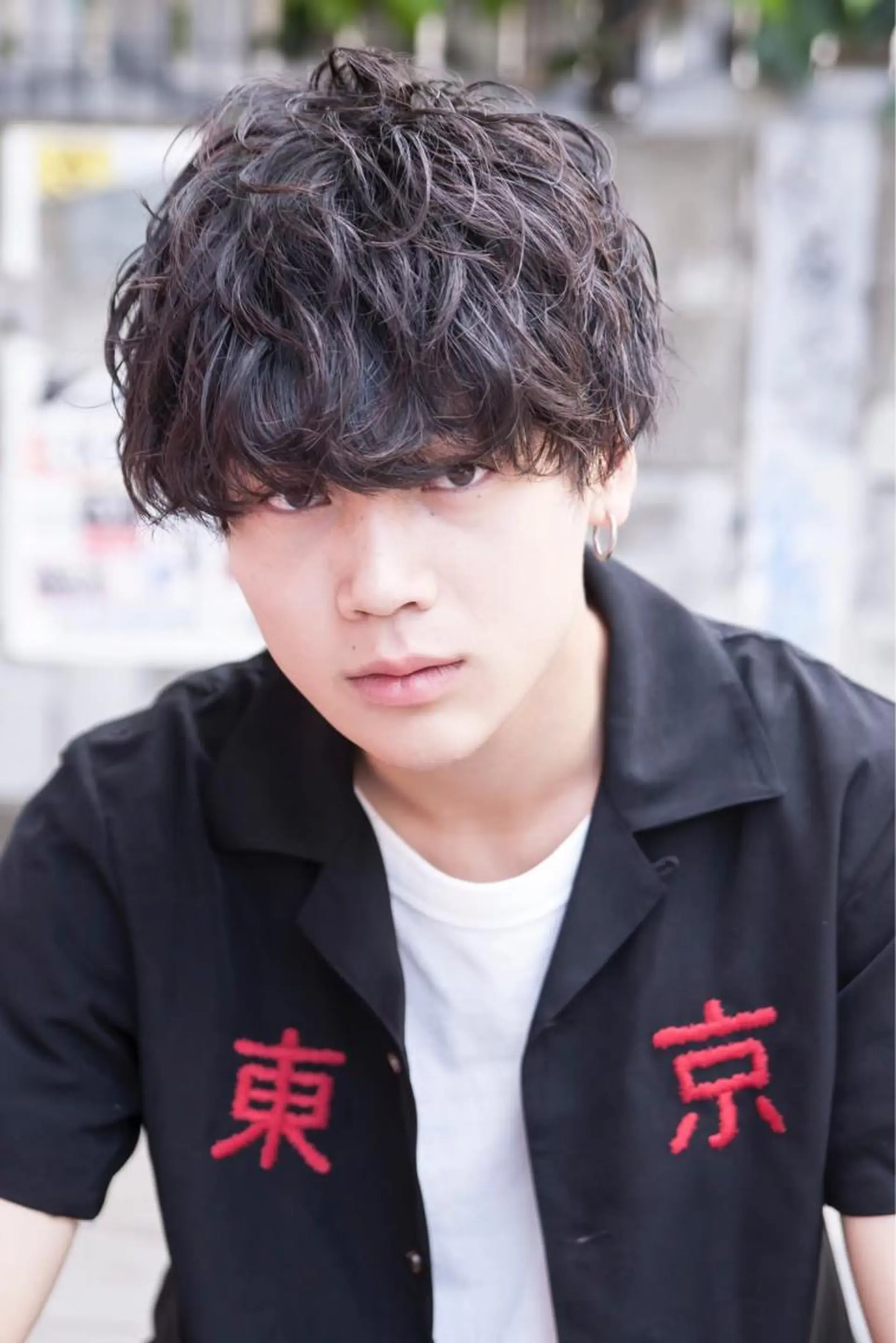 メンズ カット パーマ メンズ特化美容師 ハスイルイのヘアスタイル