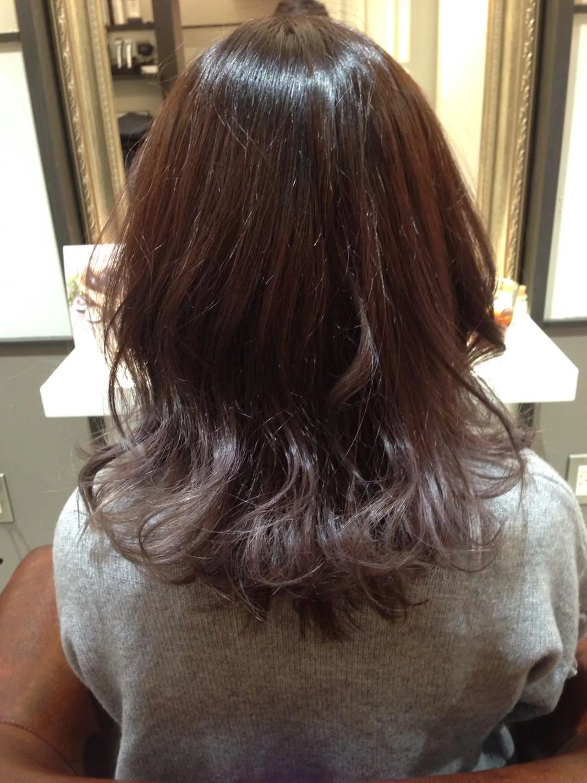 ミディアム カラー ラベンダーカラー ラベンダーグレー wavi hair所属・後藤 ユウキ/髪質改善🫧のヘアスタイル