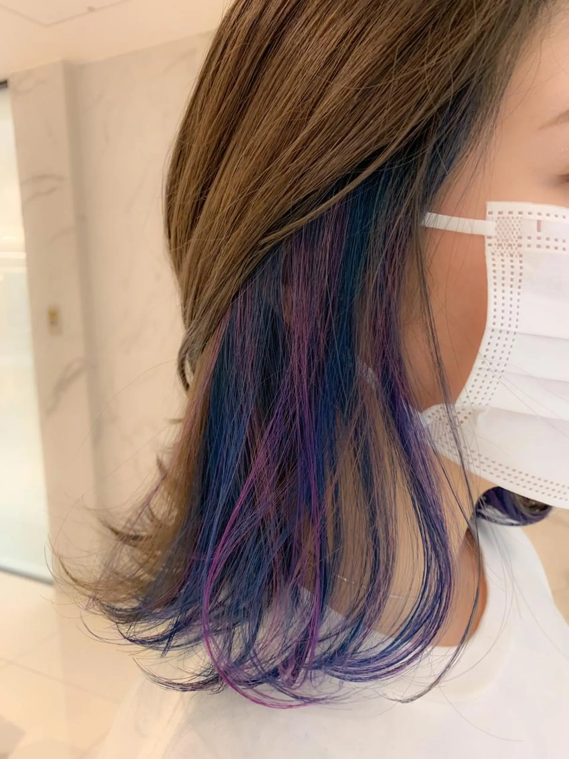 ミディアム カット ヘアカラー トリートメント 髪質改善IENA店長 小泉拓のヘアスタイル