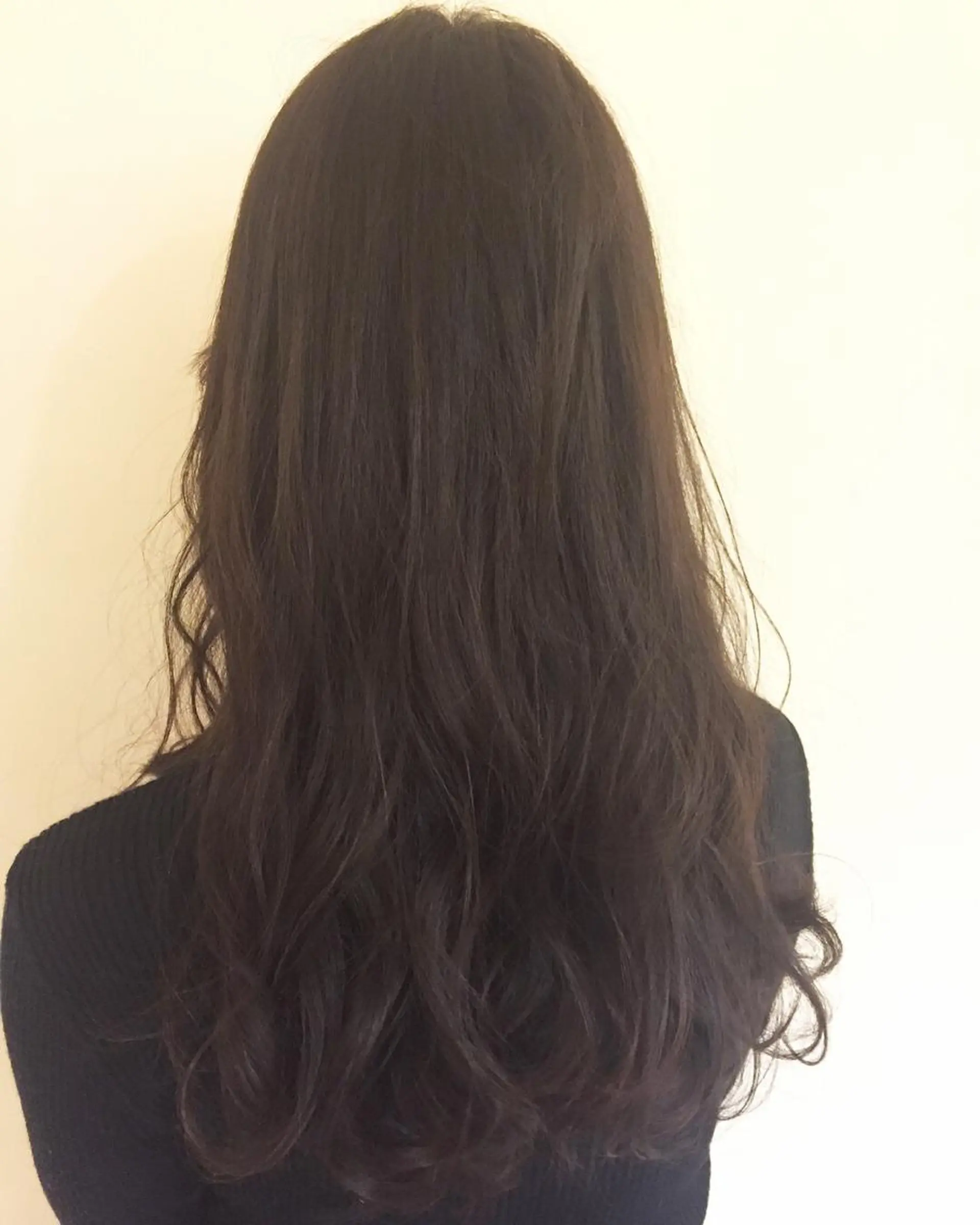 ロング カラー ヘアカラー トリートメント 加藤 綾華のヘアスタイル