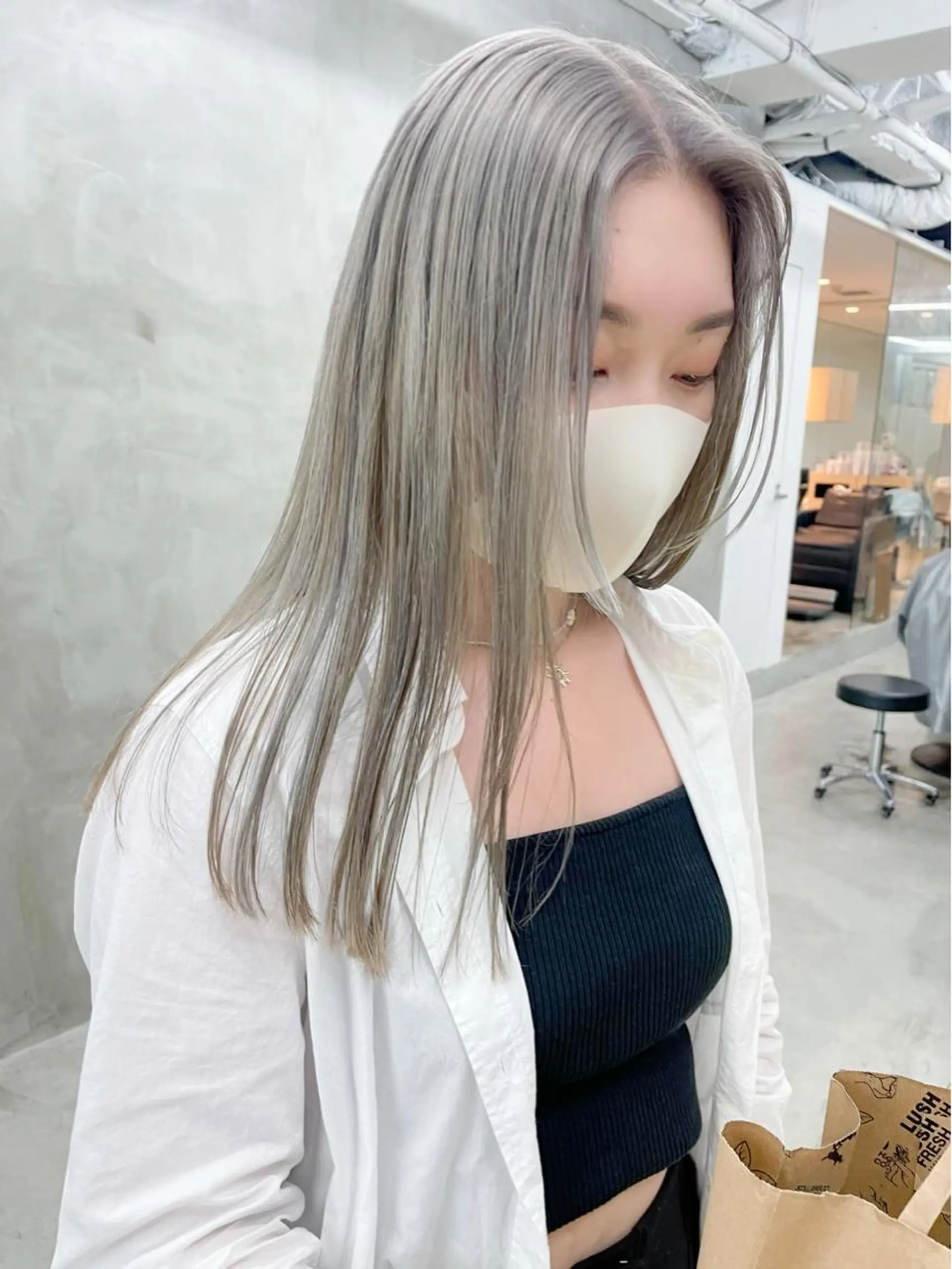 ロング カラー yurika☁️ 似合わせ｜レイヤーのヘアスタイル