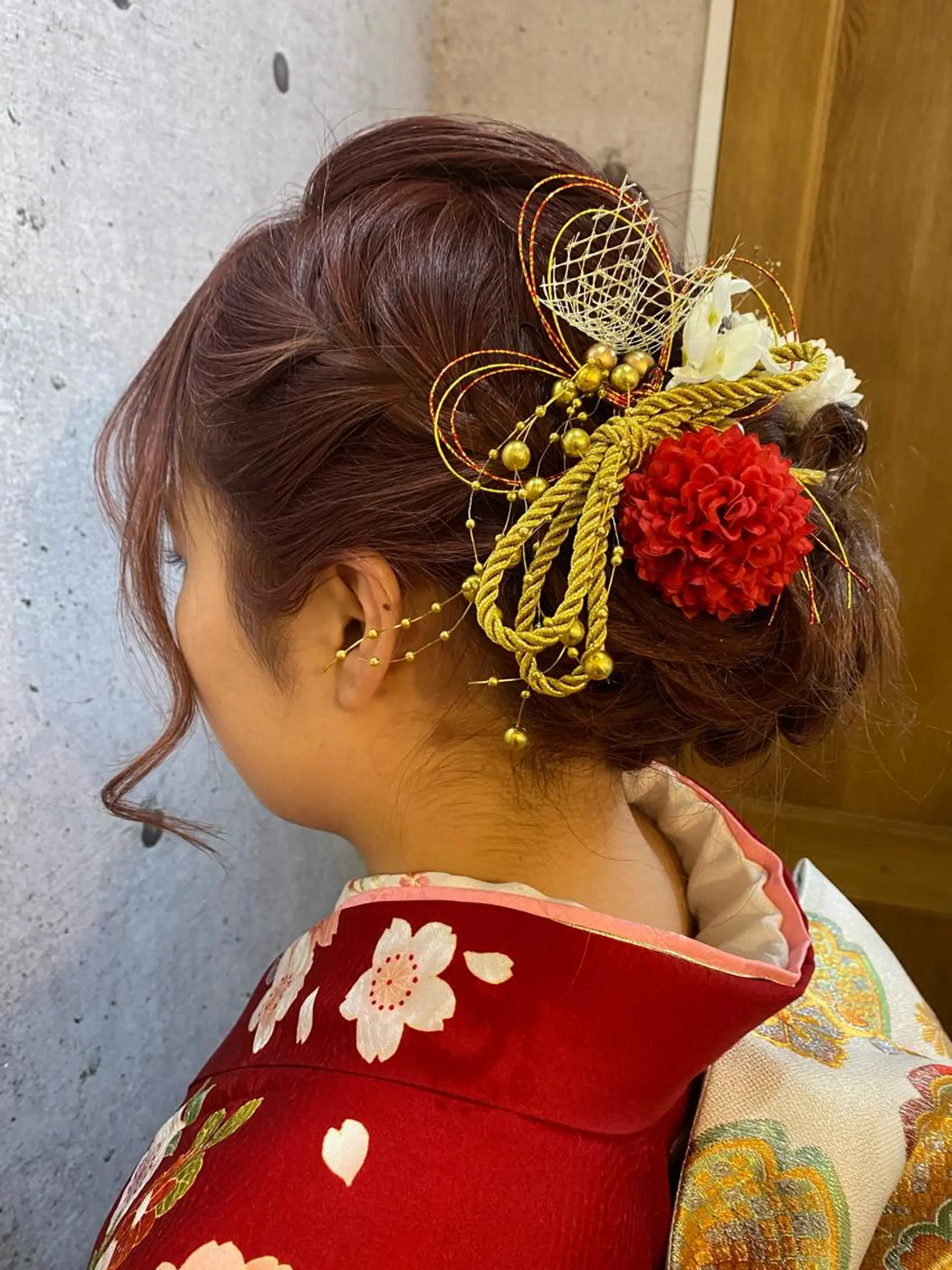 ヘアアレンジ 成人式 Ando Raycoのヘアスタイル