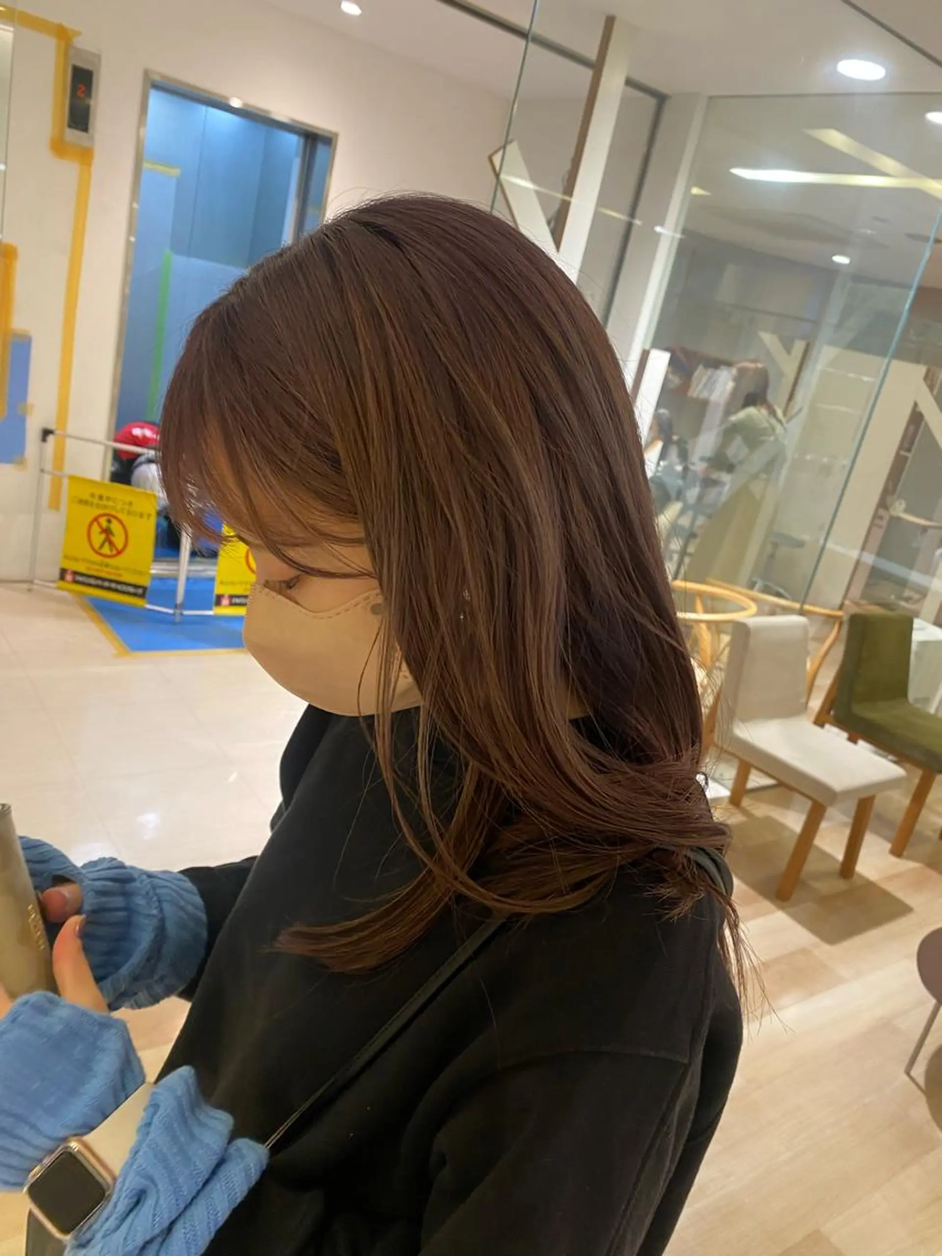 ロング カラー 松永 わかなのヘアスタイル