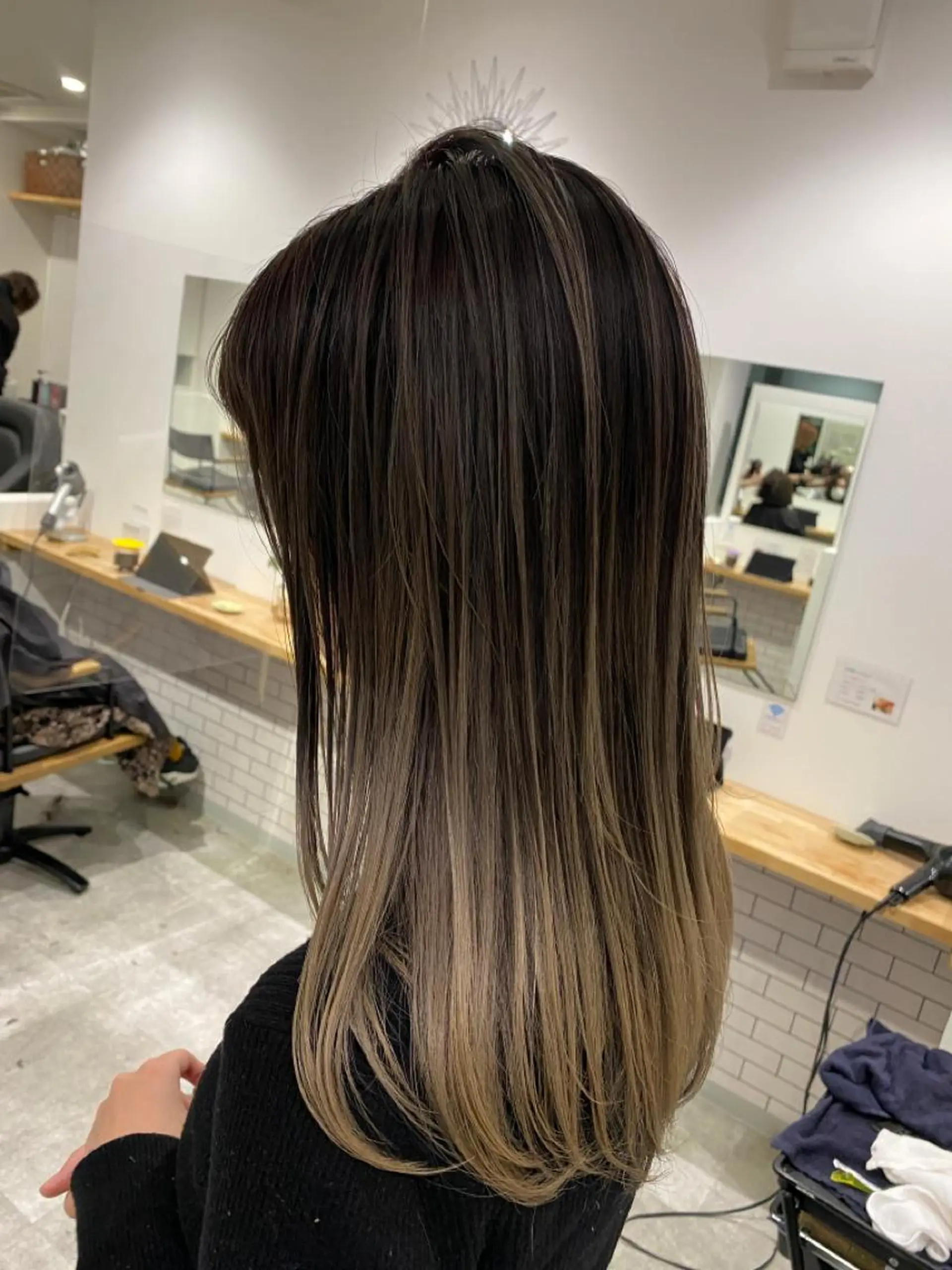ミディアム カラー トリートメント JIL BLAN 京都のヘアスタイル