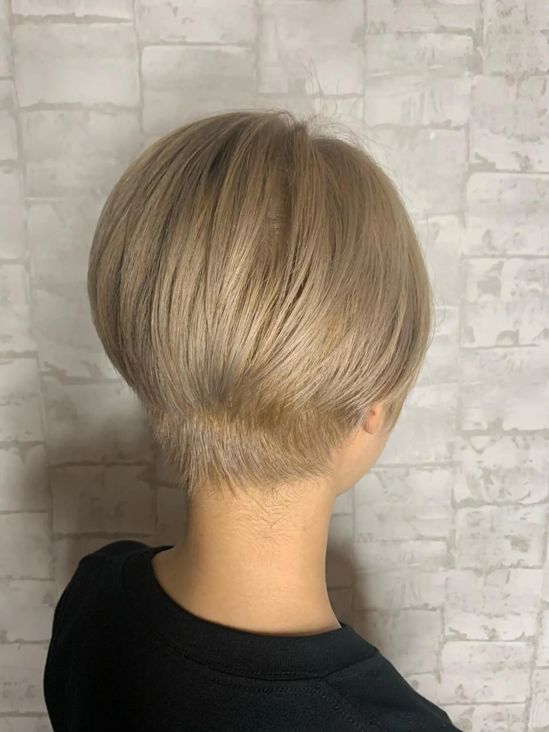 ショート カラー ヘアカラー トリートメント 船津武俊 フナツタケトシのヘアスタイル