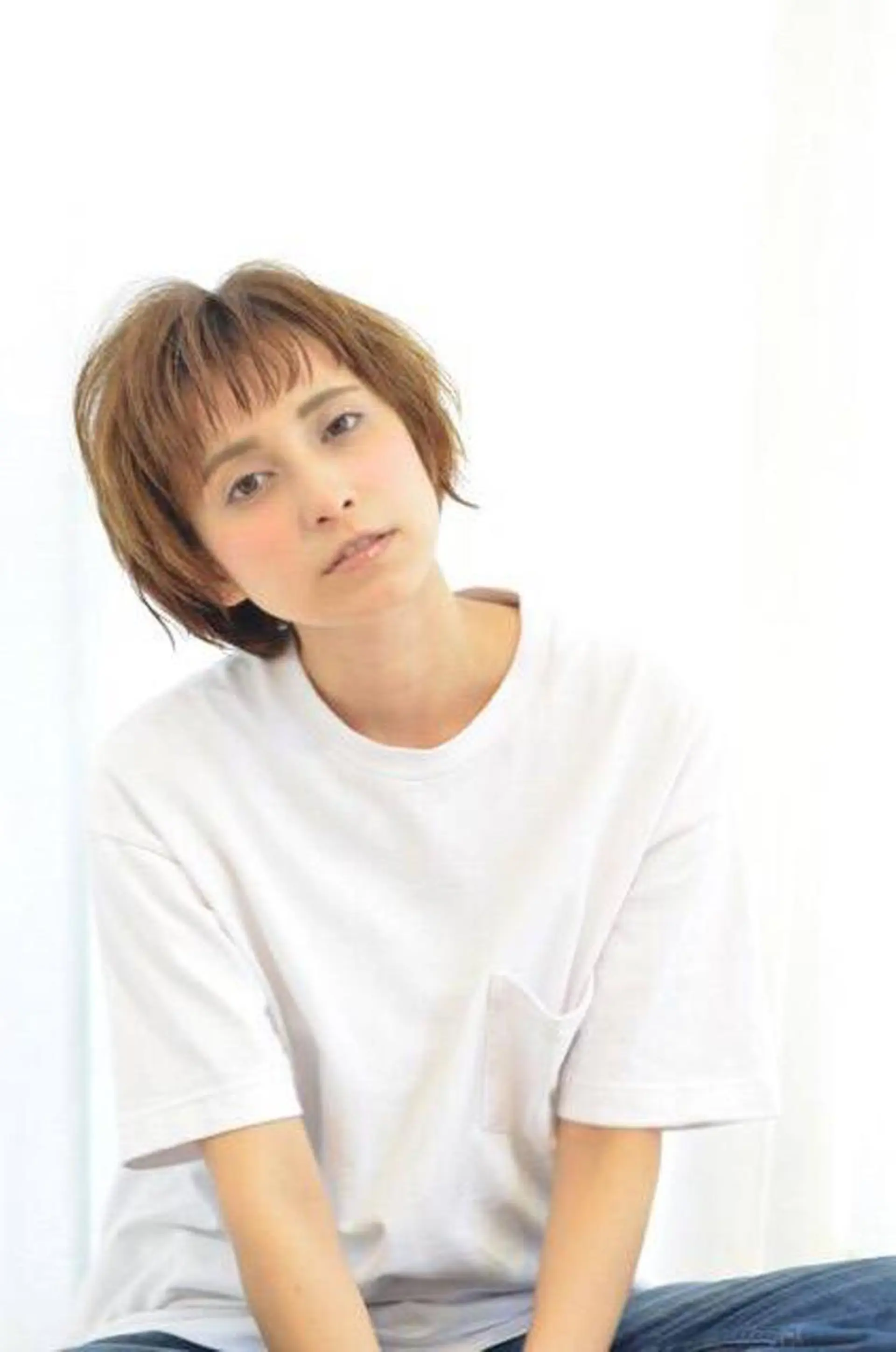 ショート カラー u hair所属・こばやし ももこのヘアスタイル