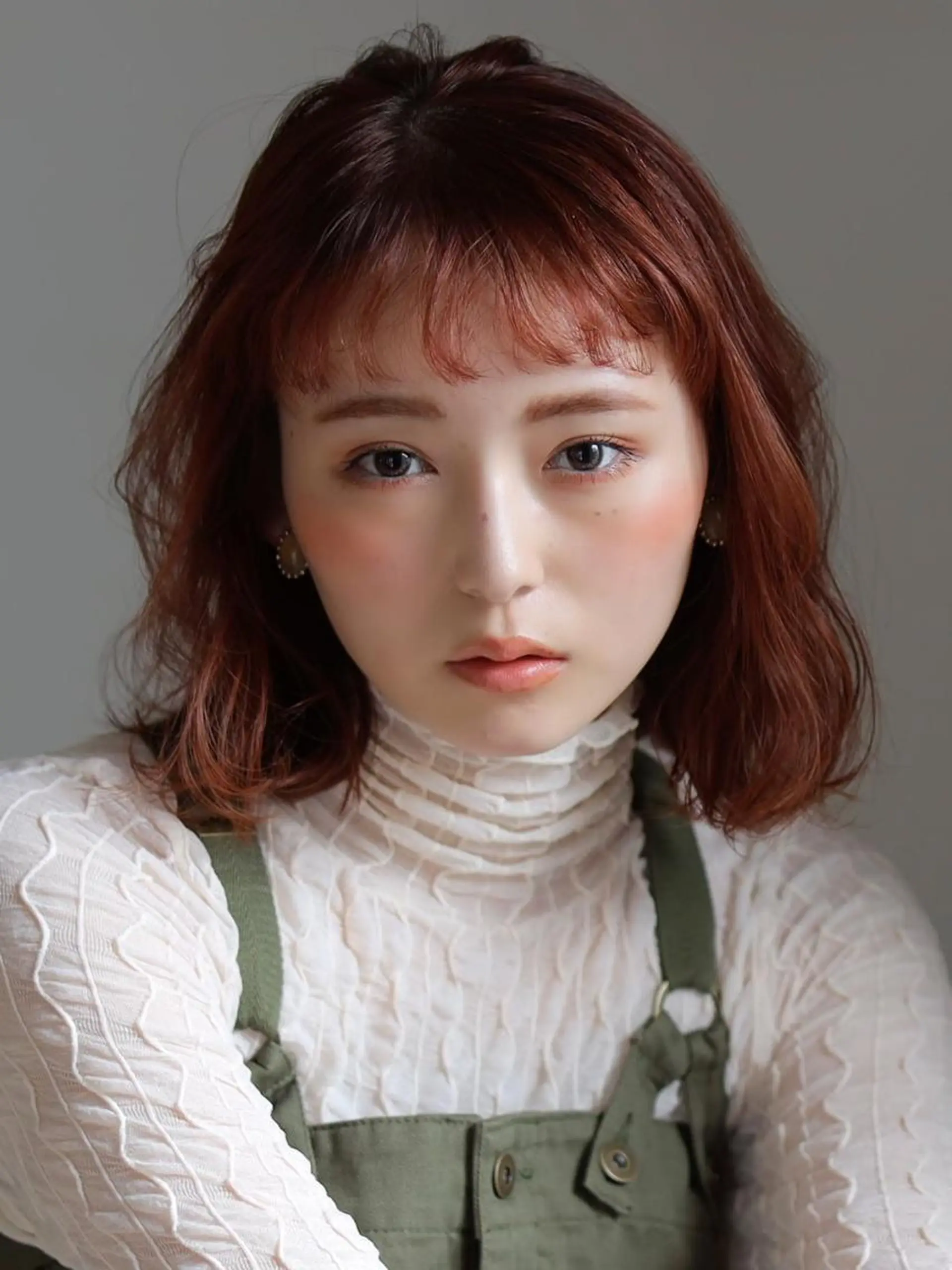 ミディアム パーマ 🎀ハイトーン/レイ ヤー/Reina🎀のヘアスタイル