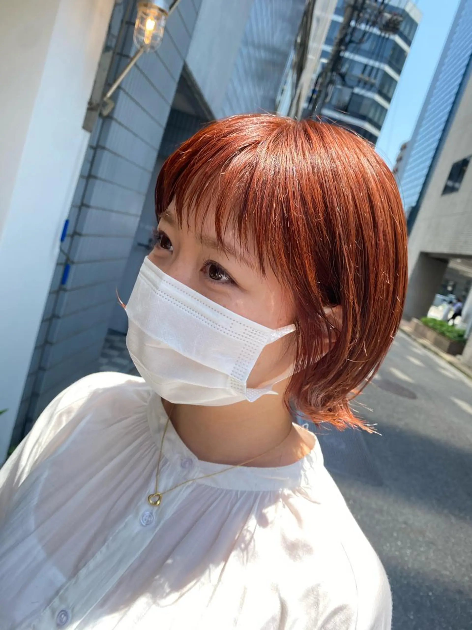 ショート カラー カット 安永 涼のヘアスタイル