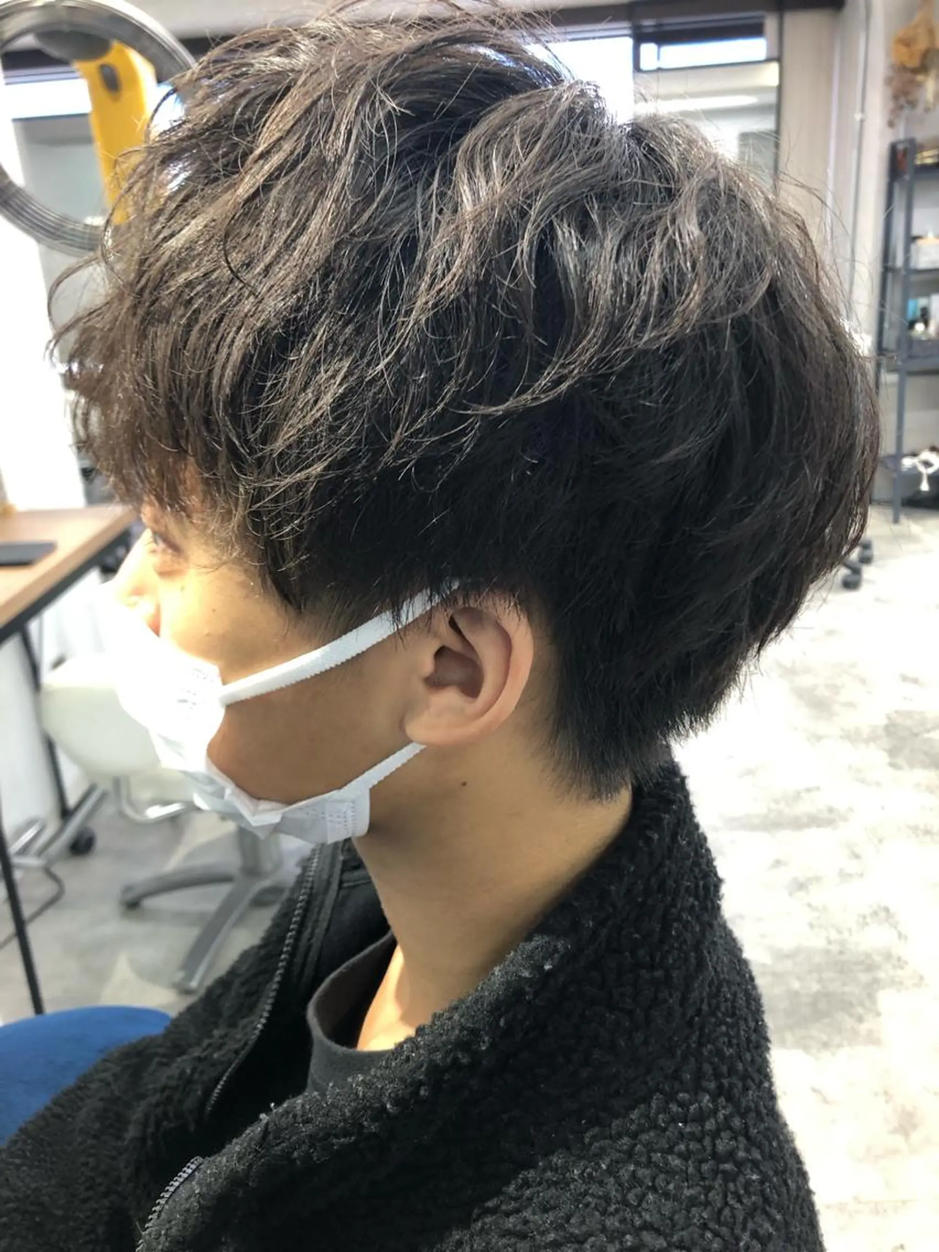 メンズ メンズパーマ ツーブロック カット Noy所属・Noyヨシモト ヒロトのヘアスタイル