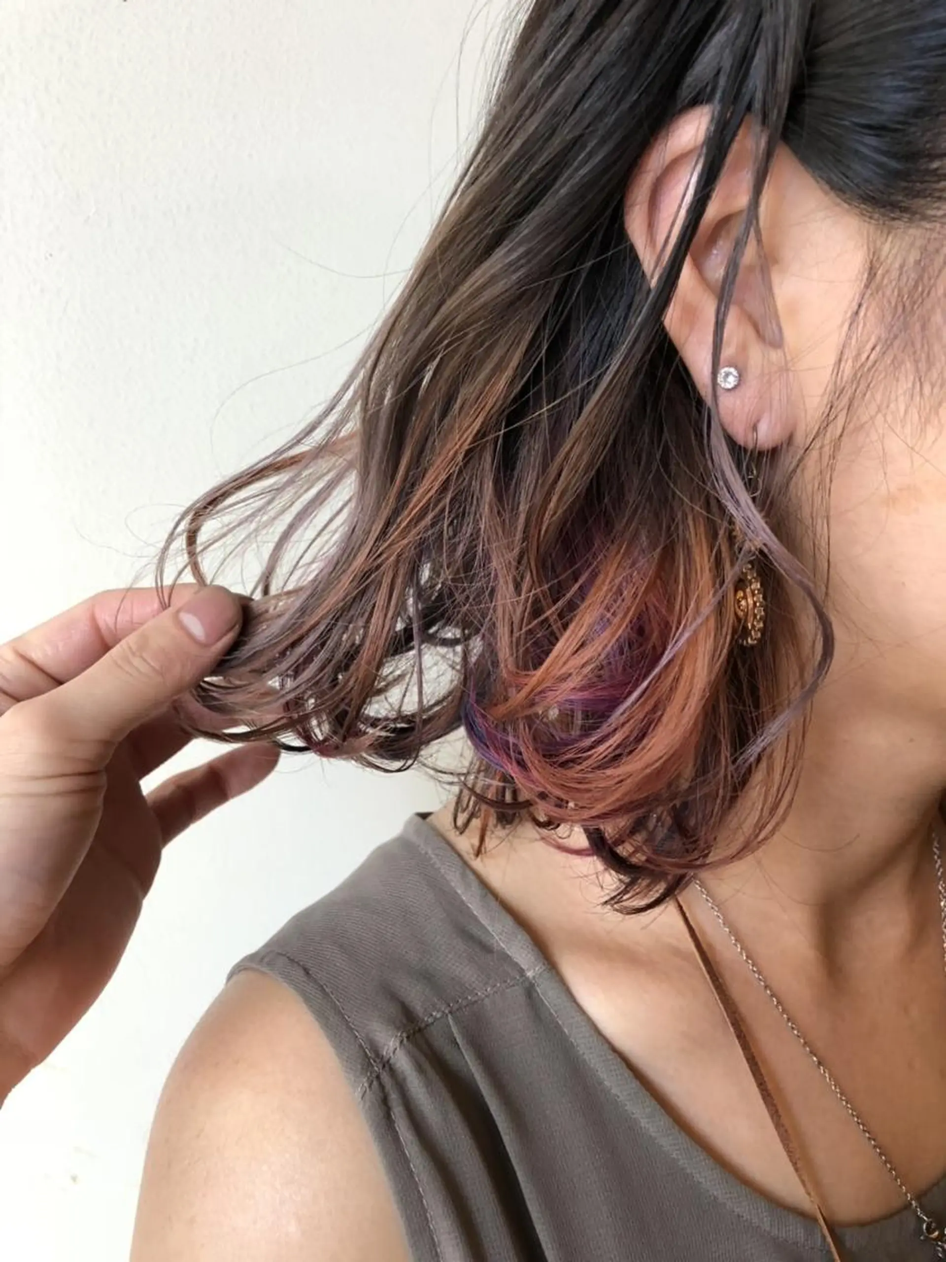 ミディアム カラー トリートメント カット ヘアカラー トリートメント ルービック 奈良のヘアスタイル