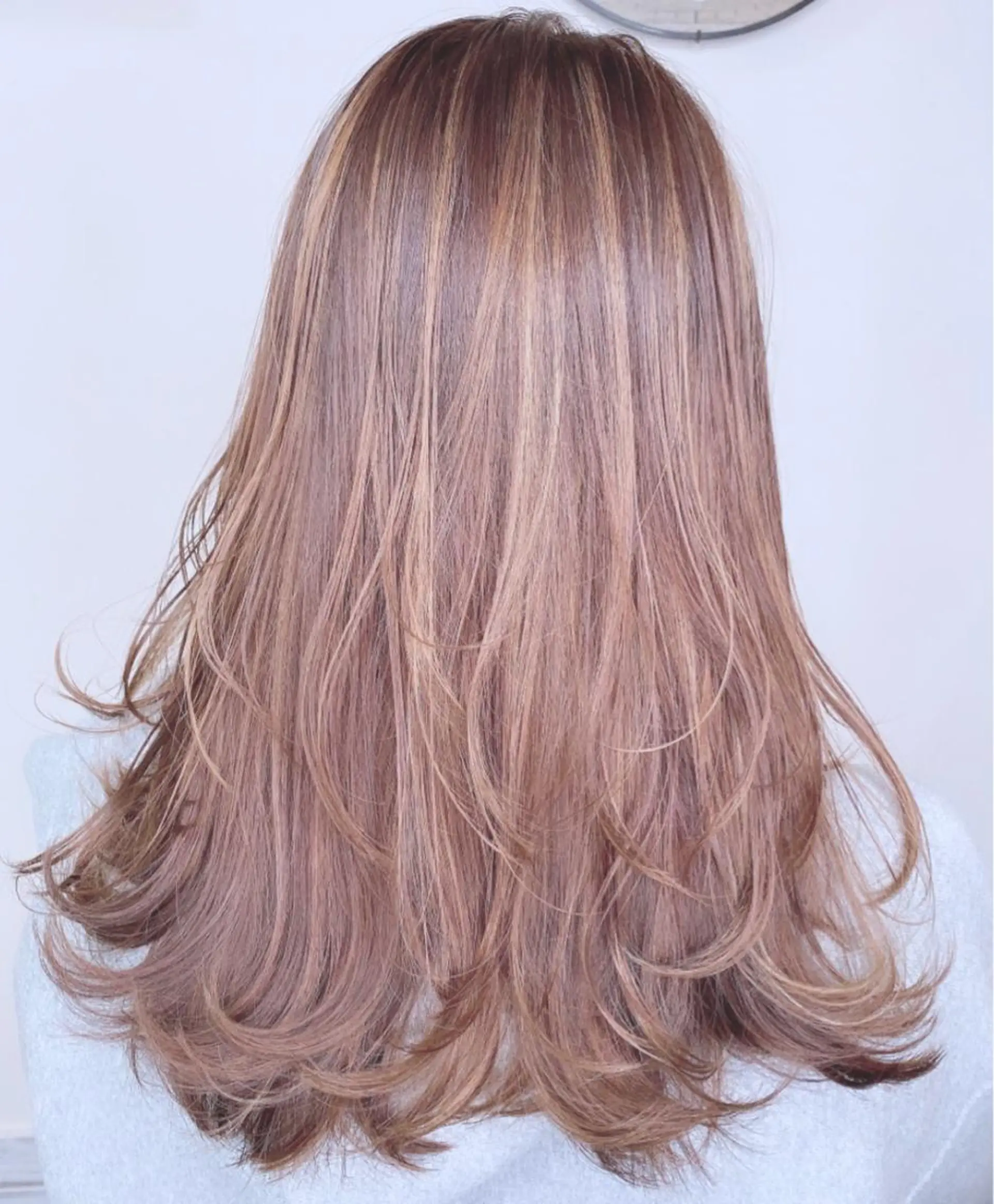 ロング カラー ヘアアレンジ ハイライトカラー ハイライト ウルフカット ヘアカラー まつげと美容室/ 個室/瀬戸 一菜のヘアスタイル