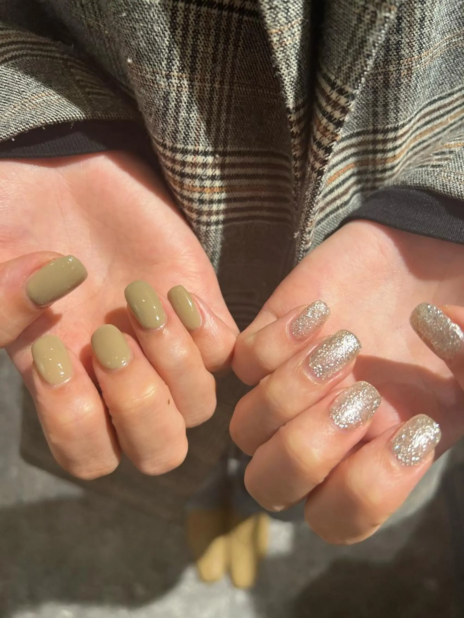 ネイル ラメ(グリッター) ニュアンスネイル ヘアメイクネイリスト 💄💅hidemiのネイルデザイン