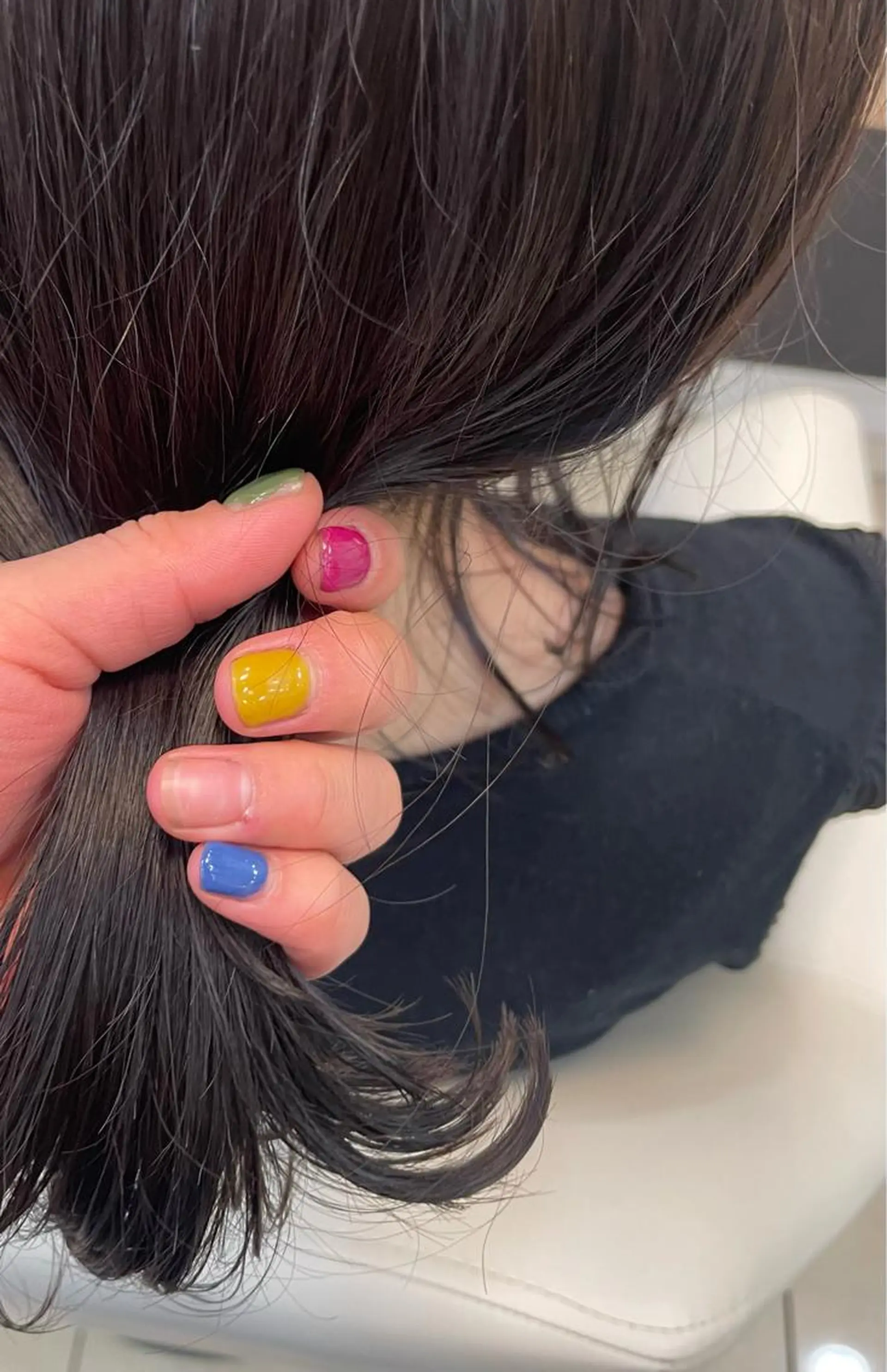 ミディアム カラー パーマ/ボブ/ ヘルシーカラー/風花のヘアスタイル