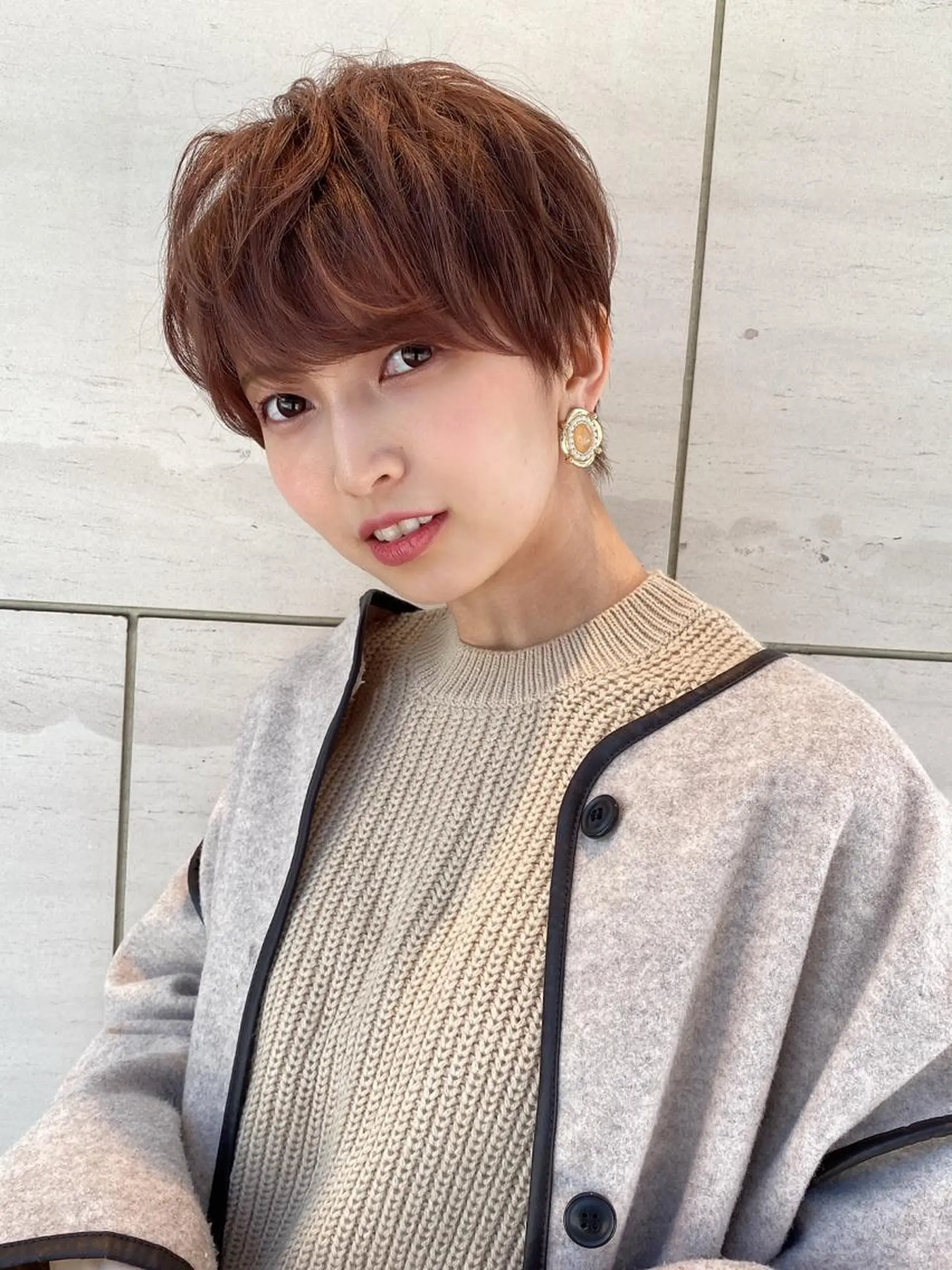 ショート カラー 女性が憧れる ショート/角田愛和のヘアスタイル