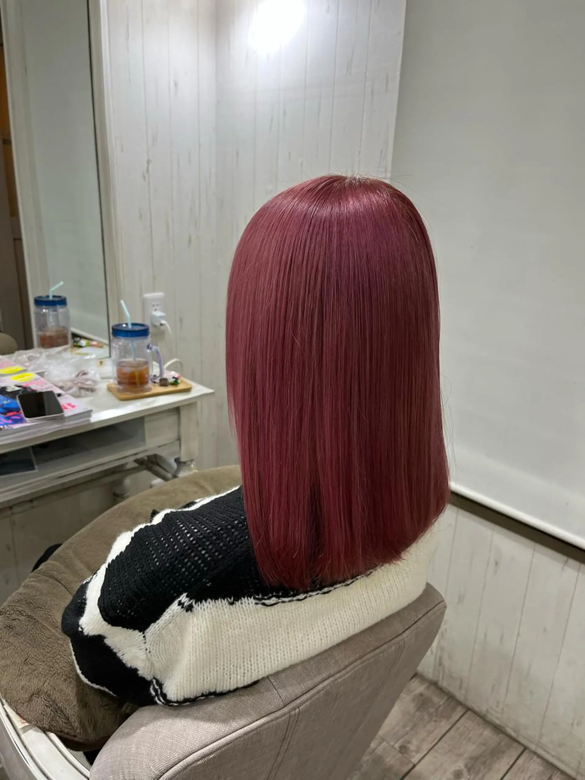 ミディアム カラー ヘアカラー イシジマ タカナリのヘアスタイル
