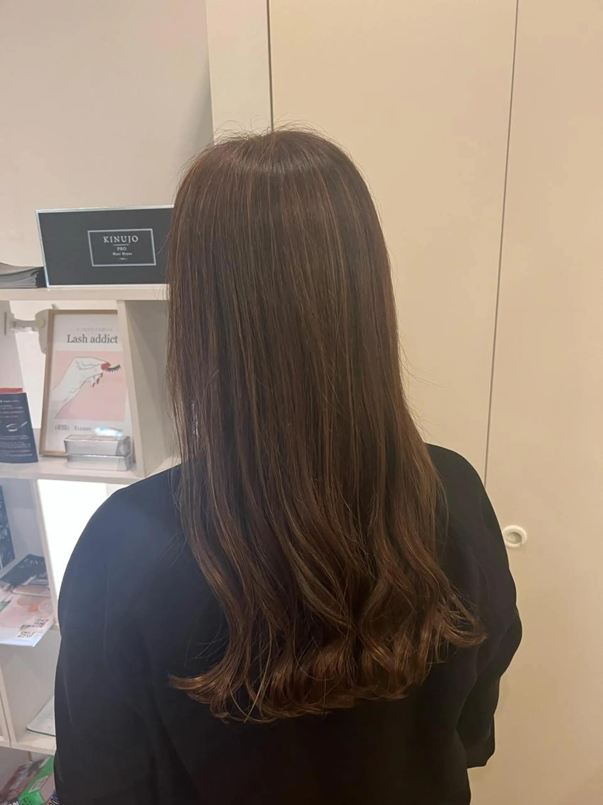 ロング ヘアカラー トリートメント 竹添 有梨沙のヘアスタイル