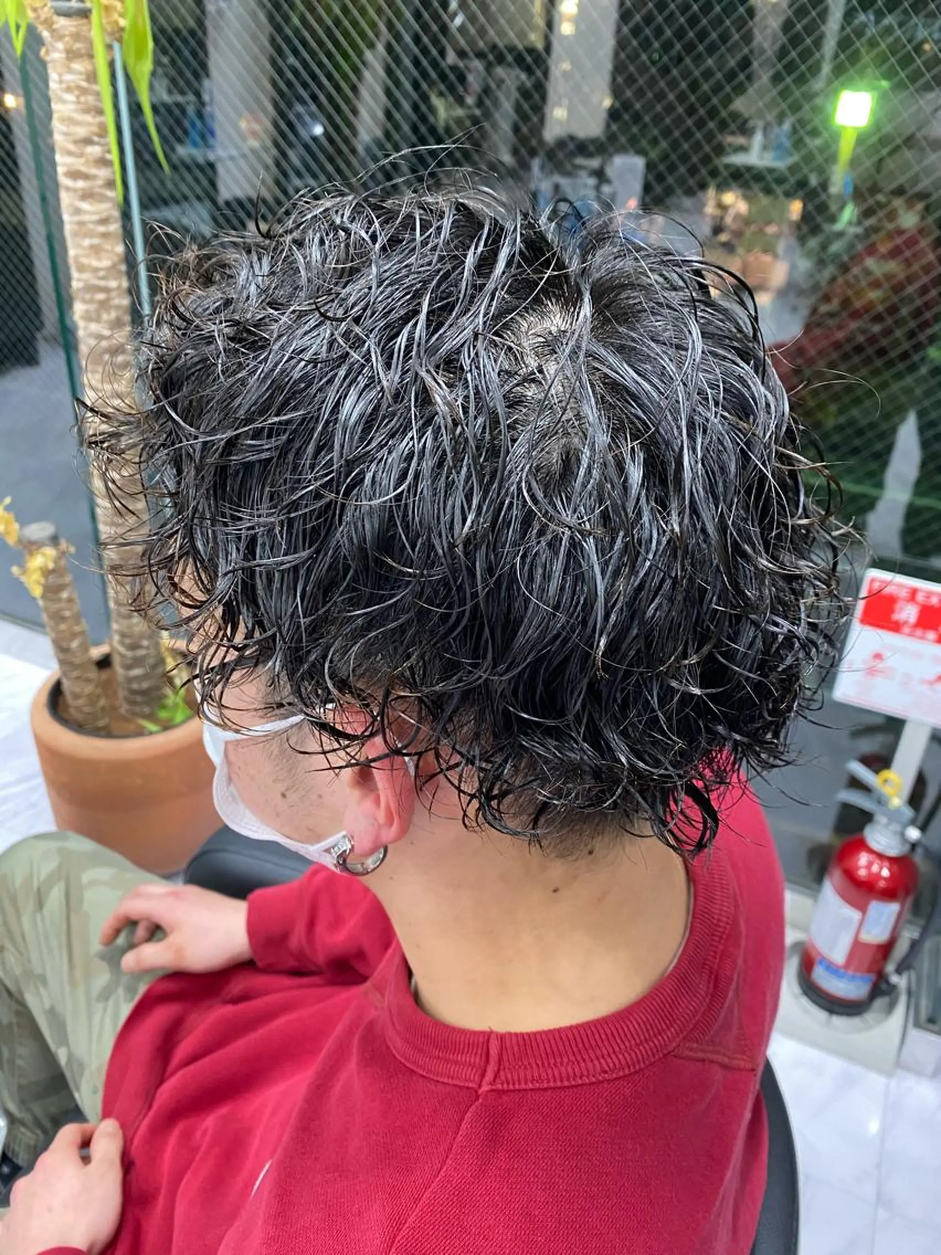 パーマ メンズ 🌴パーマオタク🌴 長谷川　諒佑🌈のヘアスタイル