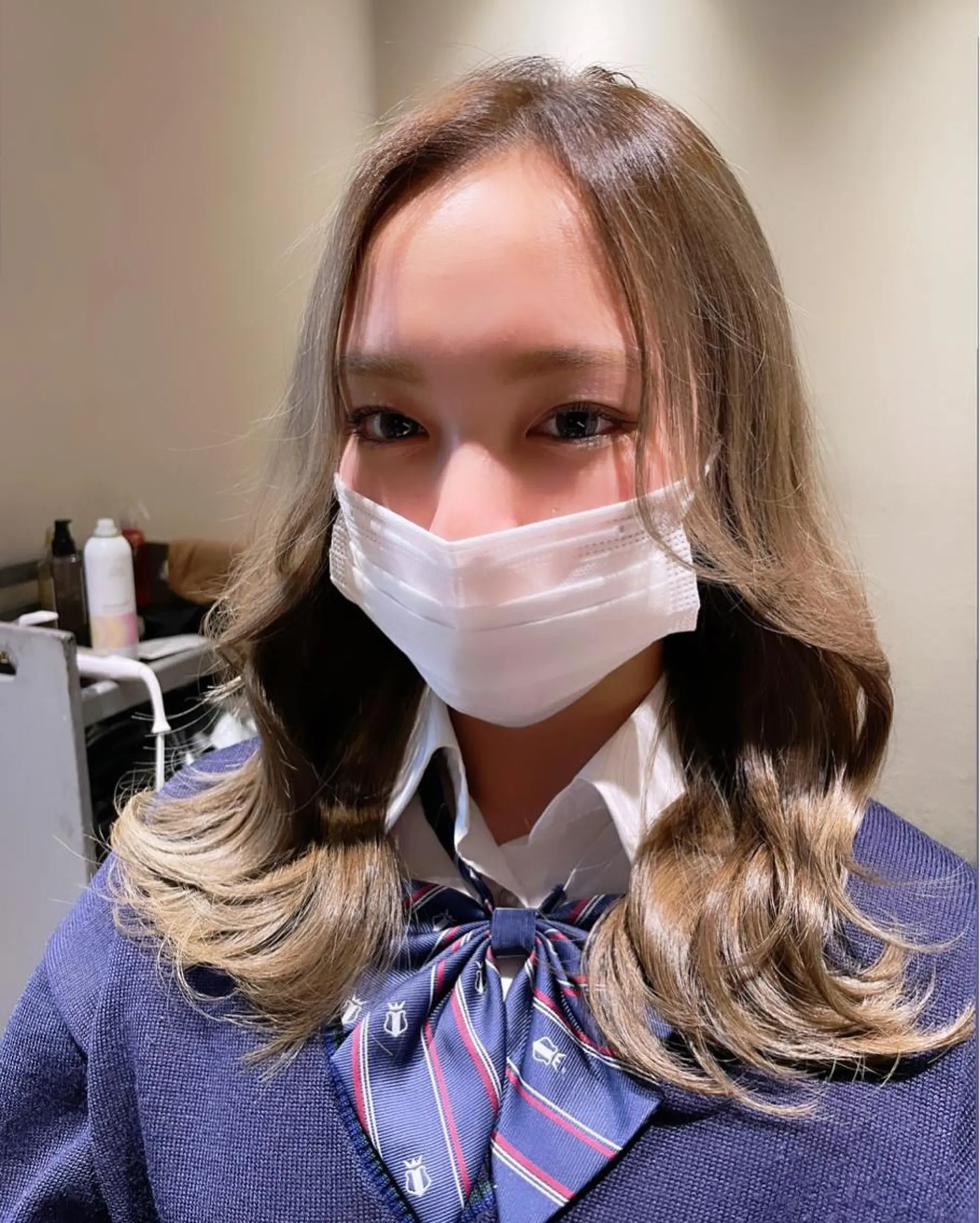 ミディアム ヘアカラー アフロートディル表参道店所属・艶髪カラー/レイヤー カット/表参道　寺崎のヘアスタイル