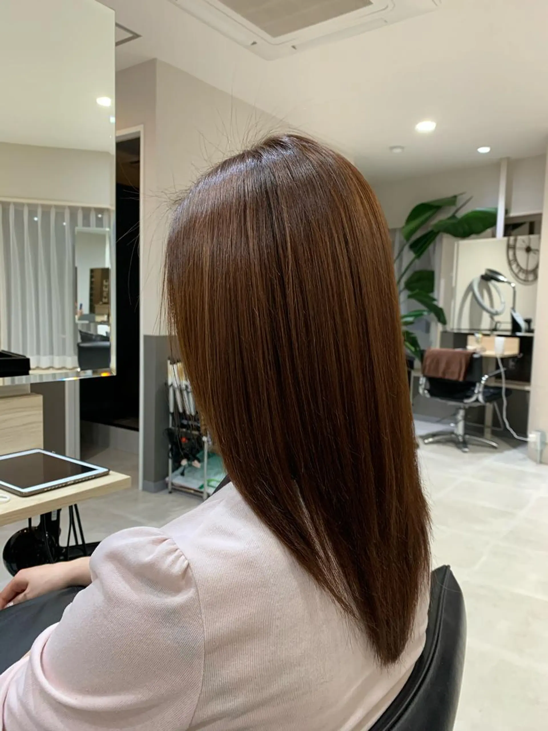 セミロング トリートメント 酸熱トリートメント Eleanor 立川北口のヘアスタイル