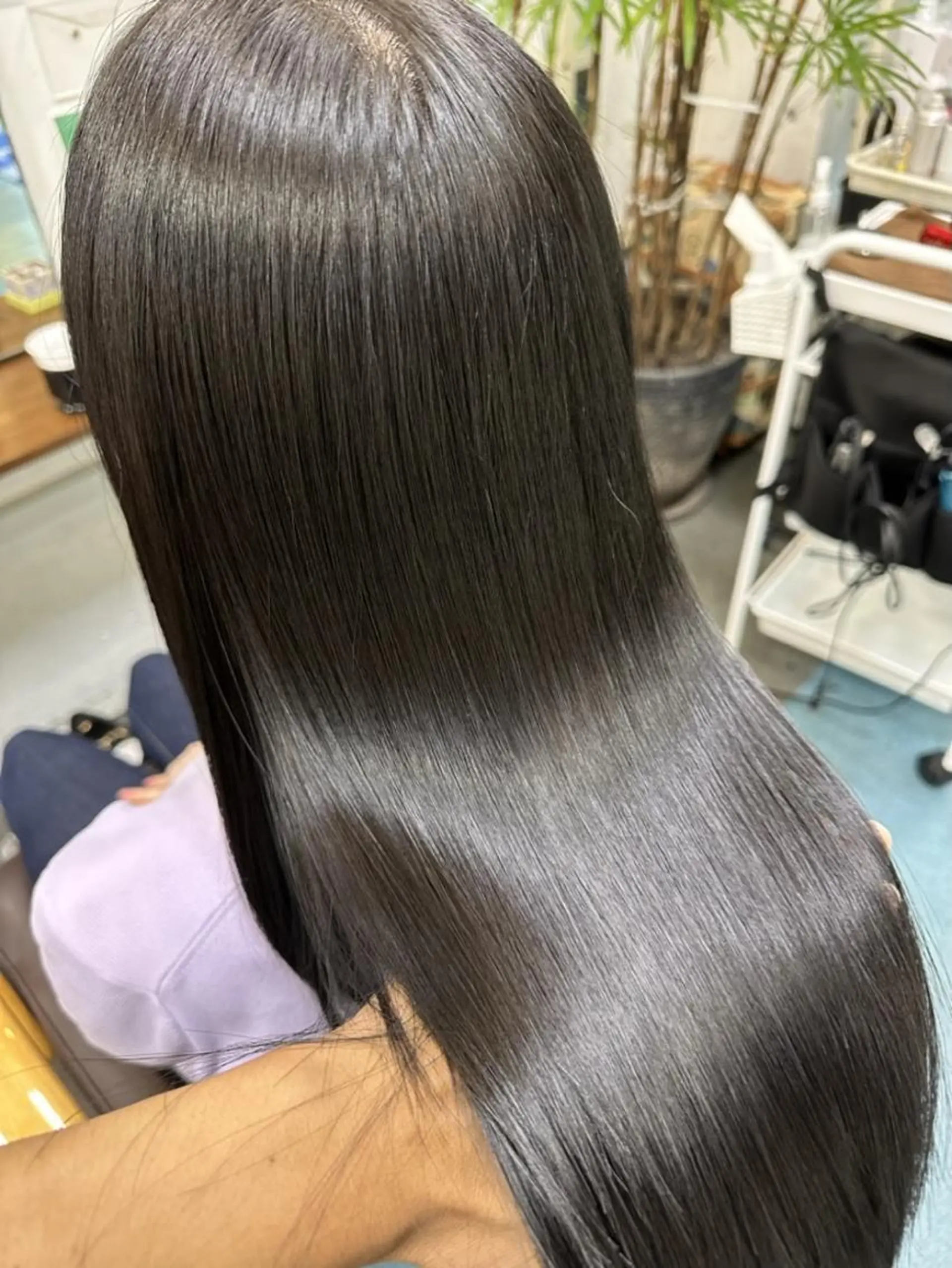 ロング 髪質改善 根本 愛優のヘアスタイル