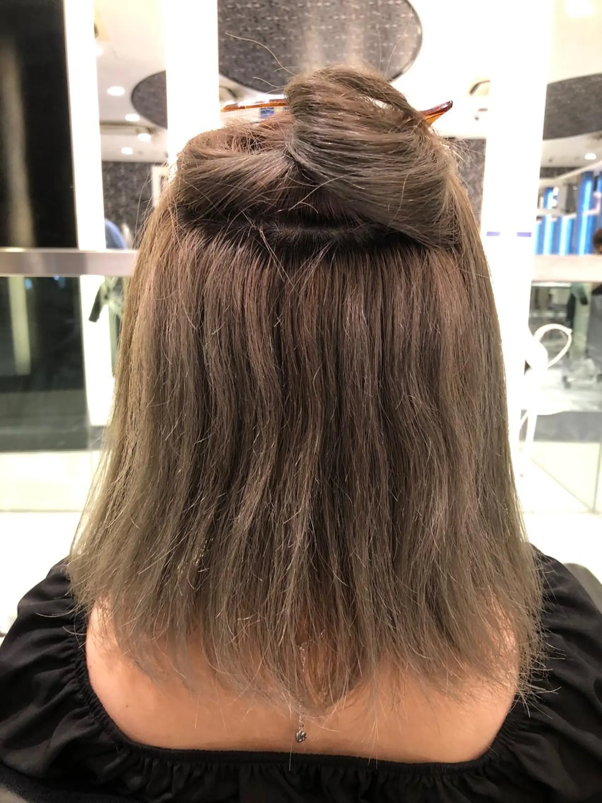 ミディアム 縮毛矯正 nex the salon CURE所属・大野 仁のヘアスタイル