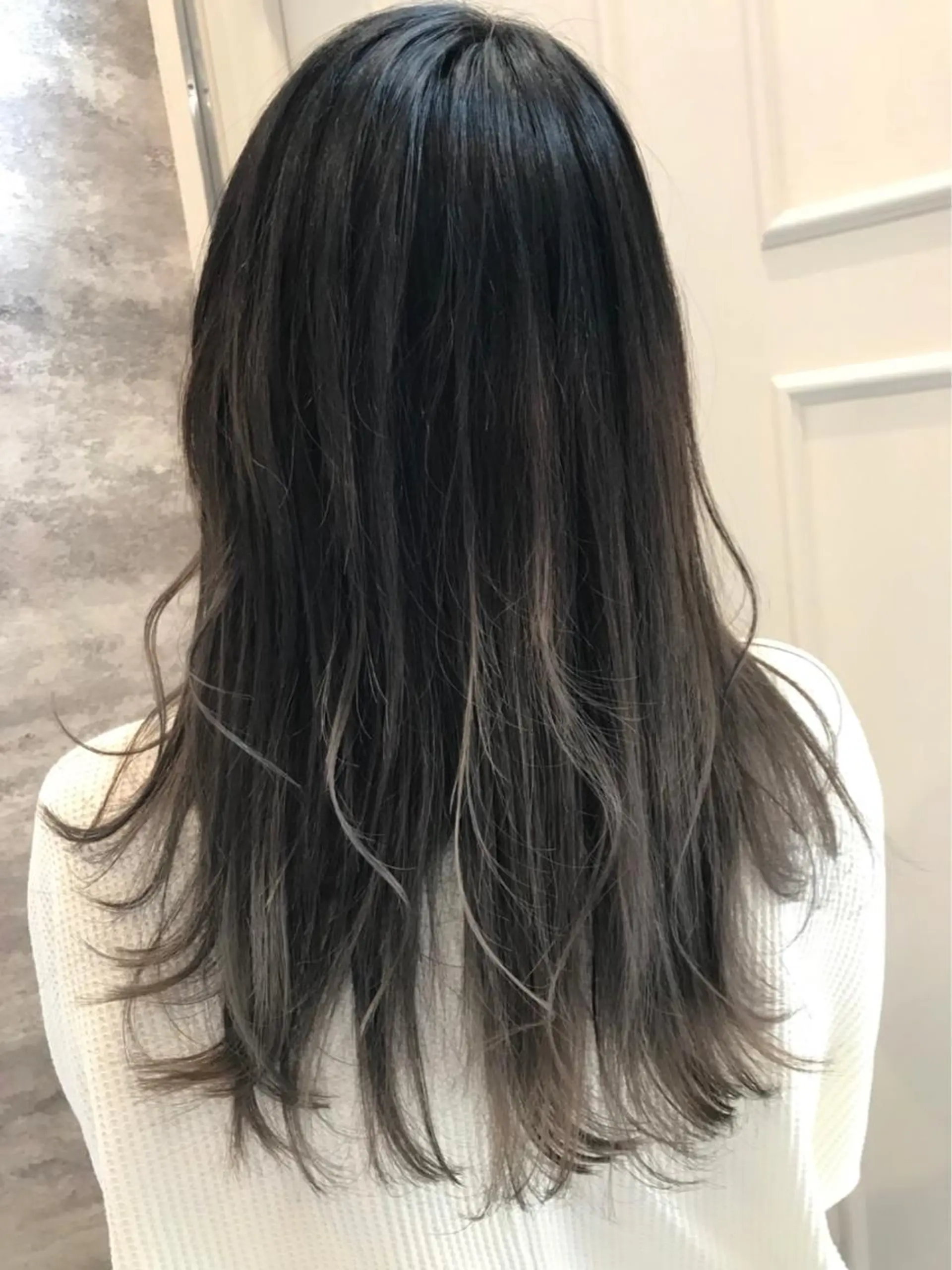 セミロング カラー グラデーションカラー 💈Blanco💈 カラー&ケア🌈のヘアスタイル