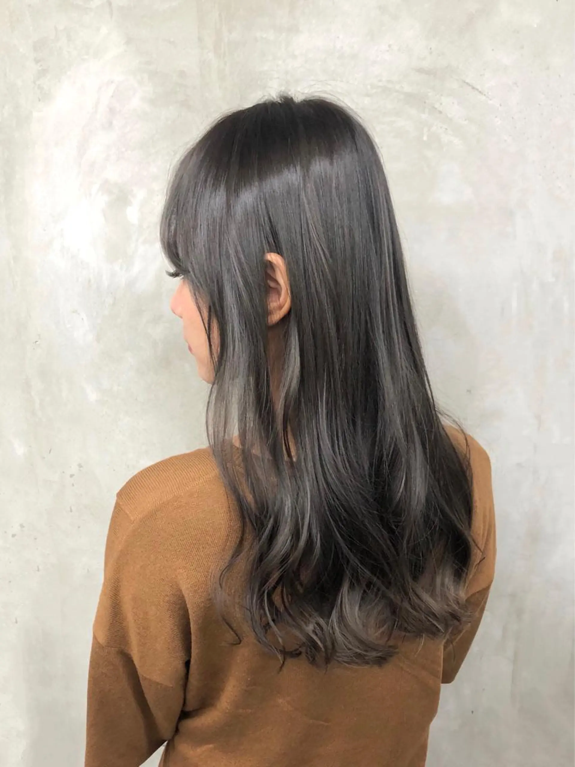 ロング カラー アディクシーカラー イルミナカラー 韓国風レイヤー🗝要 暗透カラー📓吉祥寺のヘアスタイル