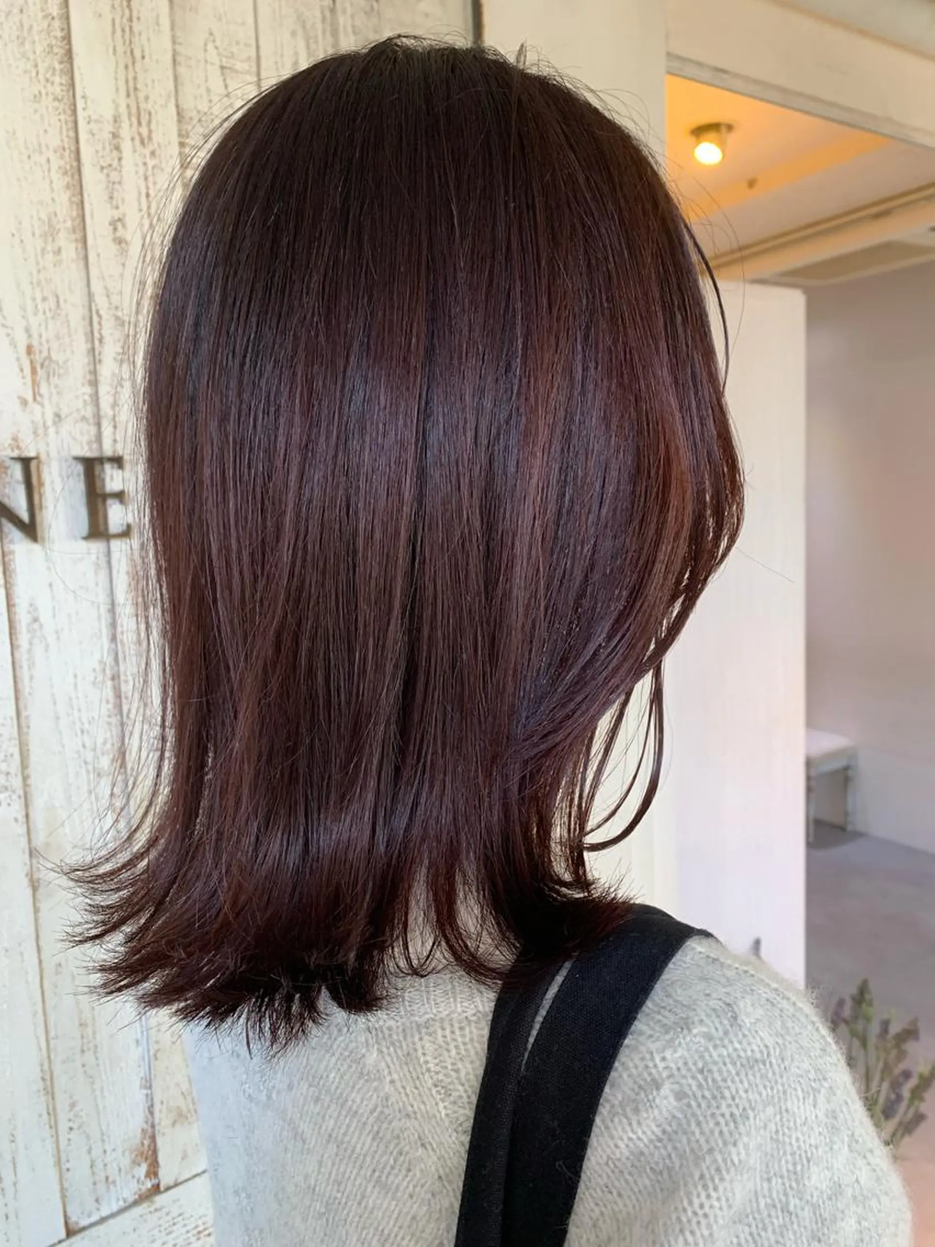 ミディアム カラー ヘアアレンジ ブラウンカラー イルミナカラー モカブラウン カット ヘアカラー トリートメント JYUNESU表参道所属・似合わせhair🔸 アサダ　タカコ🔸のヘアスタイル