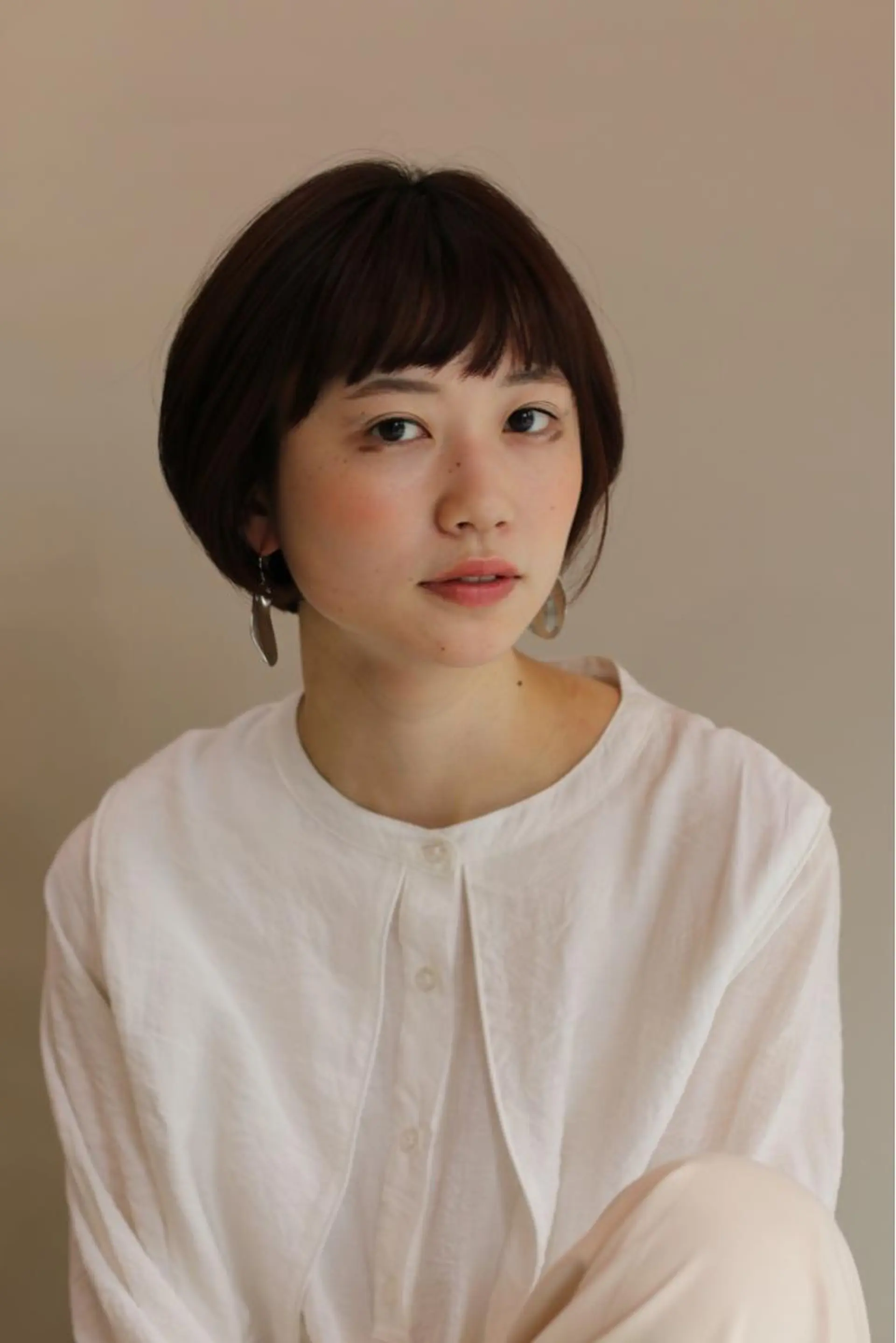 ショート カラー ショートボブ ボブ ショートヘア カット ヘアカラー トリートメント ＢＯＵＱＵＥＴ外苑前所属・西川 麻衣子のヘアスタイル