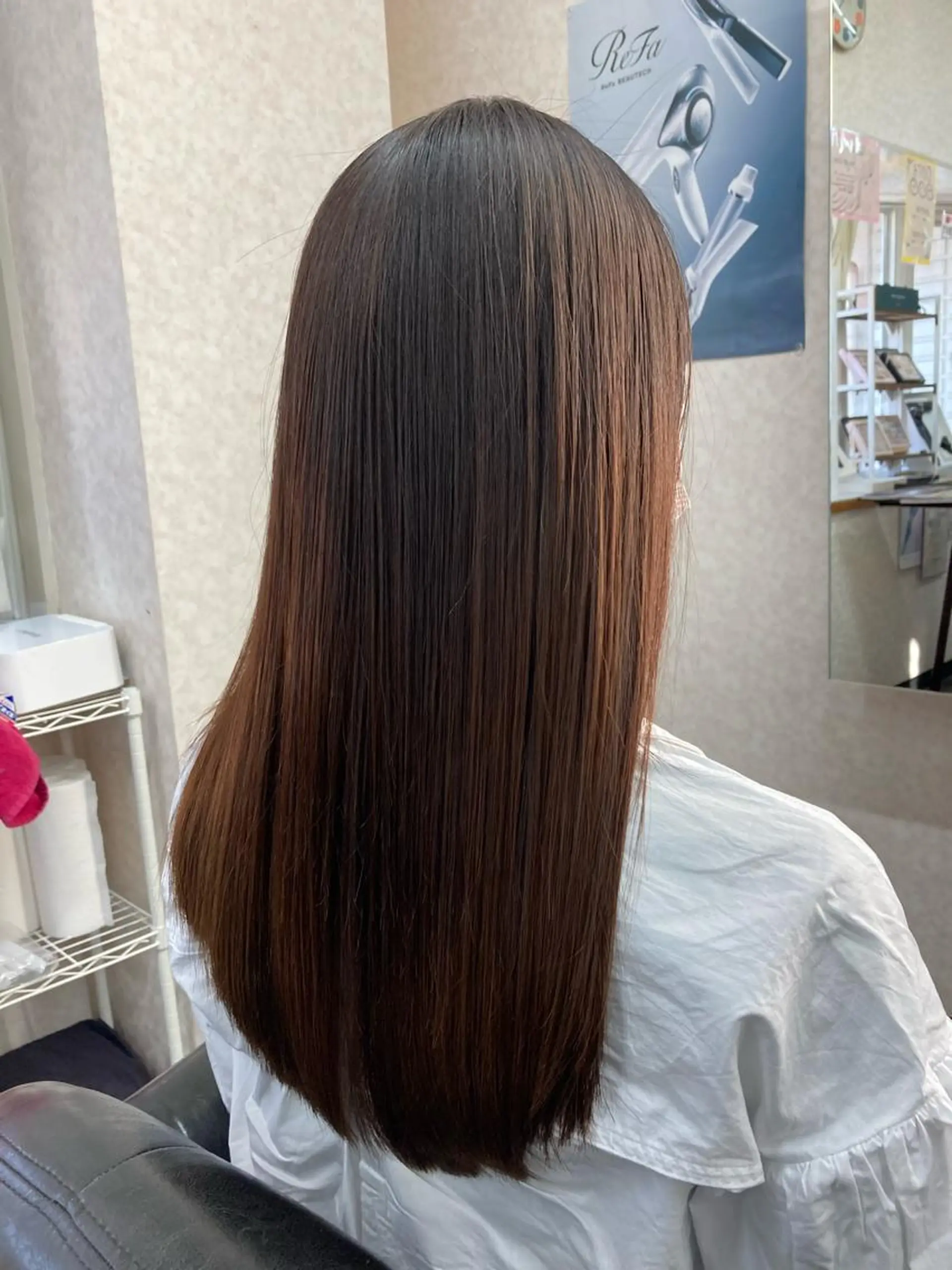 ロング 縮毛矯正 エンゼル美容室所属・エンゼルス美容室斉間 圭司のヘアスタイル