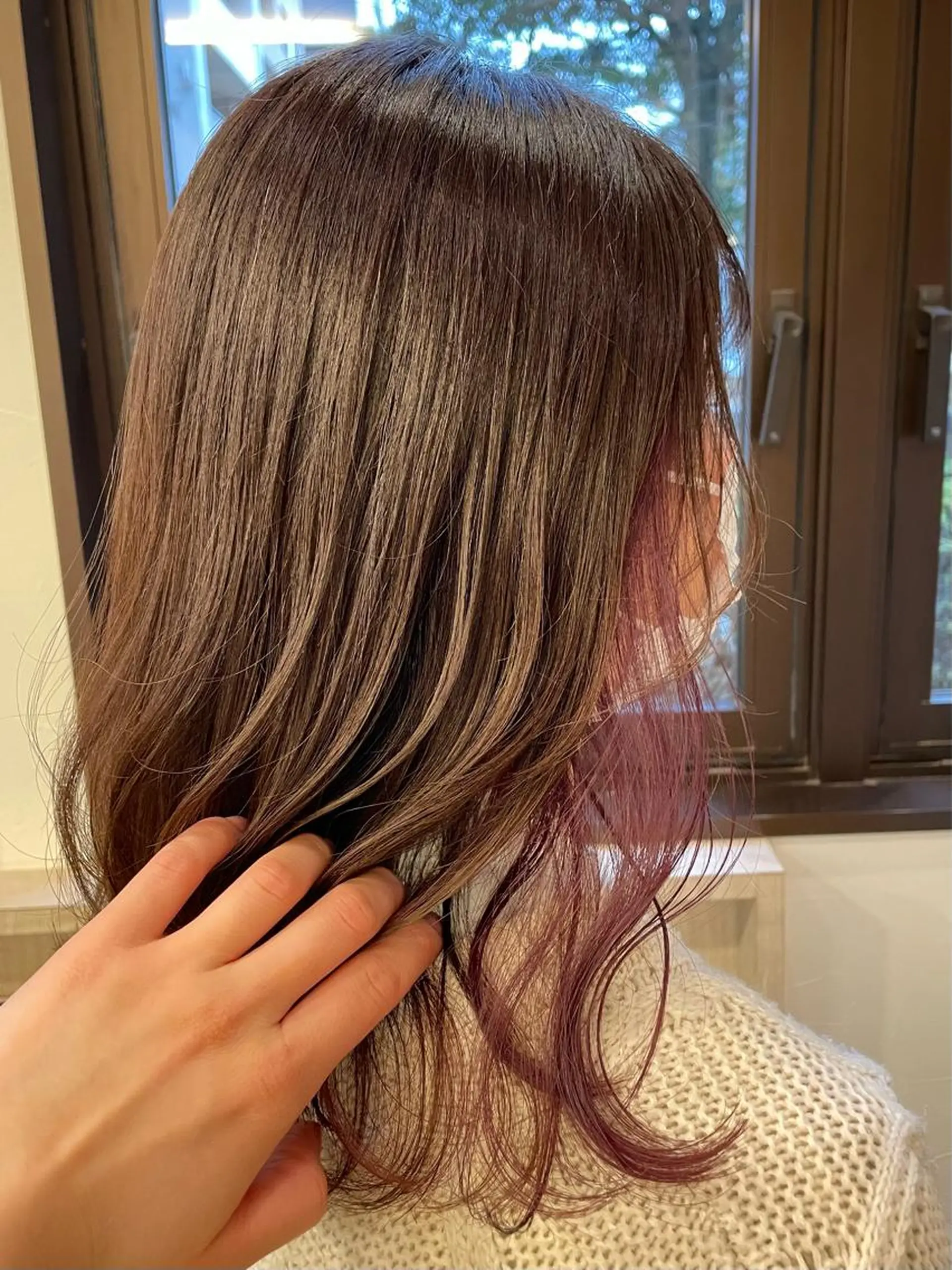 セミロング ヘアカラー sawa tamaeのヘアスタイル