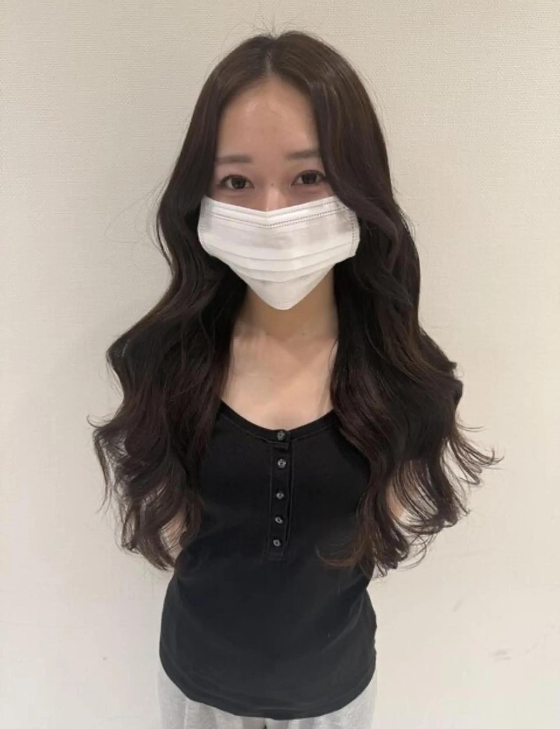 ロング 韓国風ヘア 森浦 莉乃のヘアスタイル