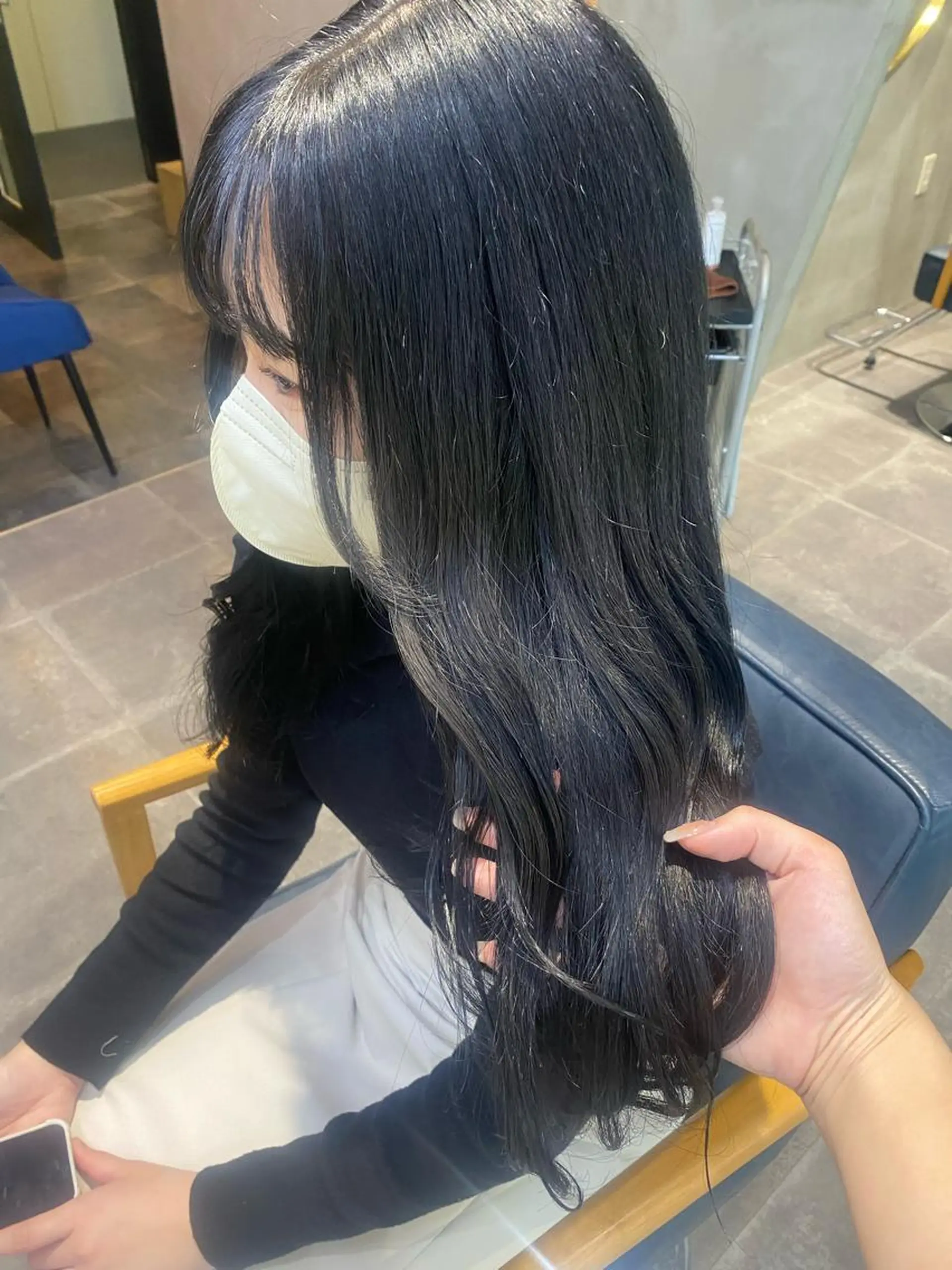 ロング カラー 韓国×髪質改善カラー 💎hinaのヘアスタイル