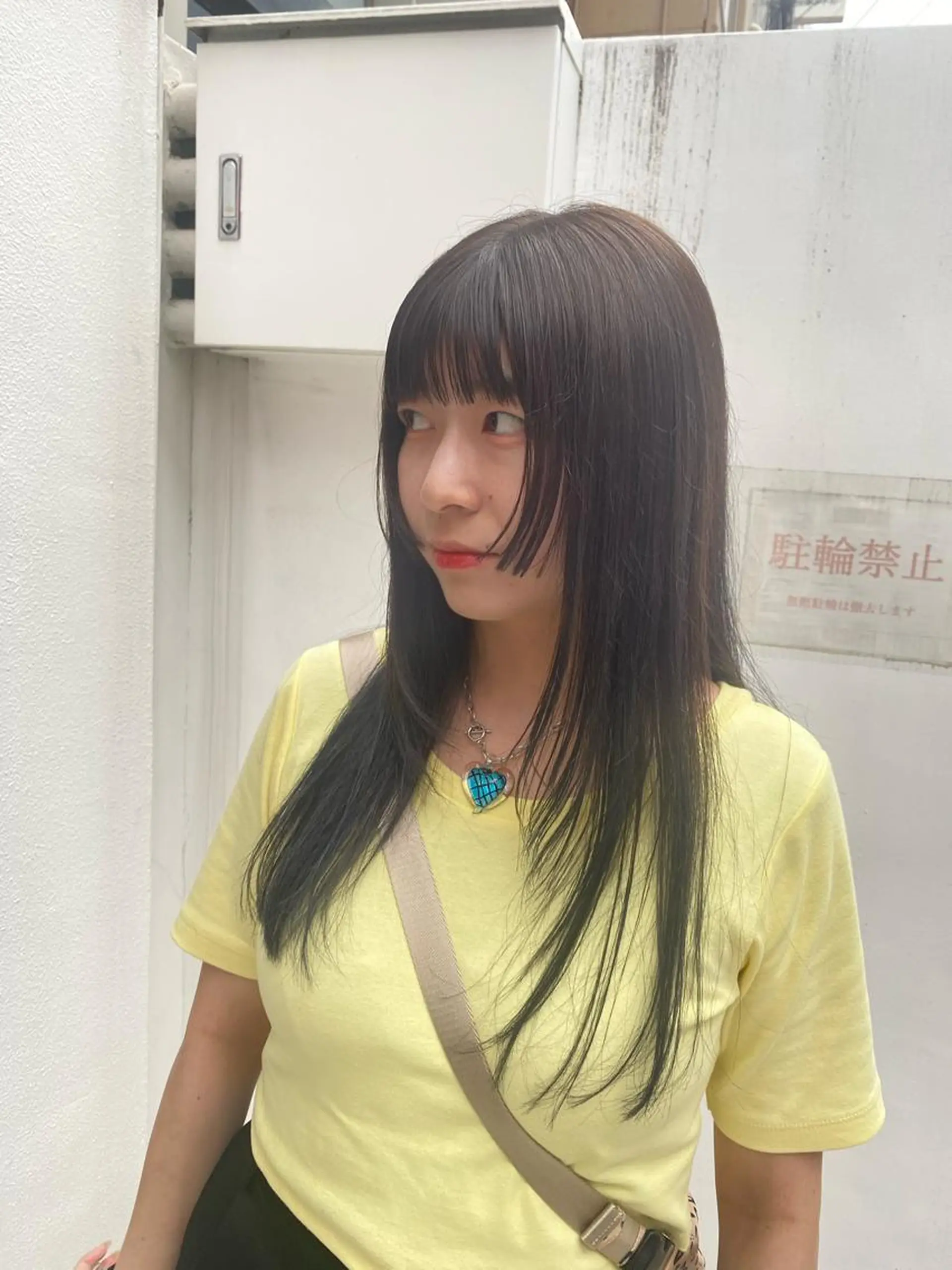 ロング カラー カット ヘアカラー トリートメント ヒガシ サヨのヘアスタイル