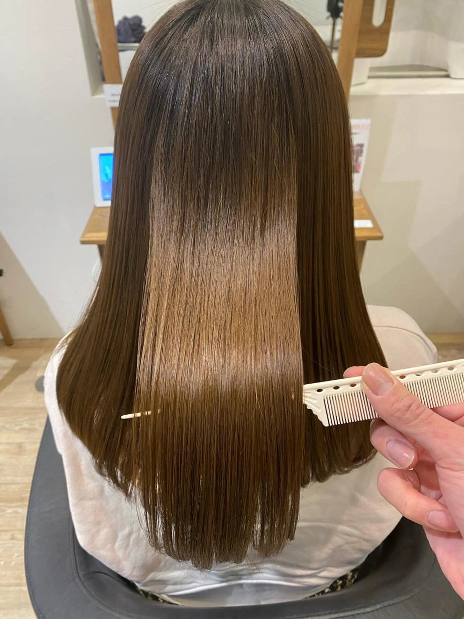 ロング 髪質改善 カット 縮毛矯正 ✨美髪矯正の専門家✨ 髪質改善　松村のヘアスタイル