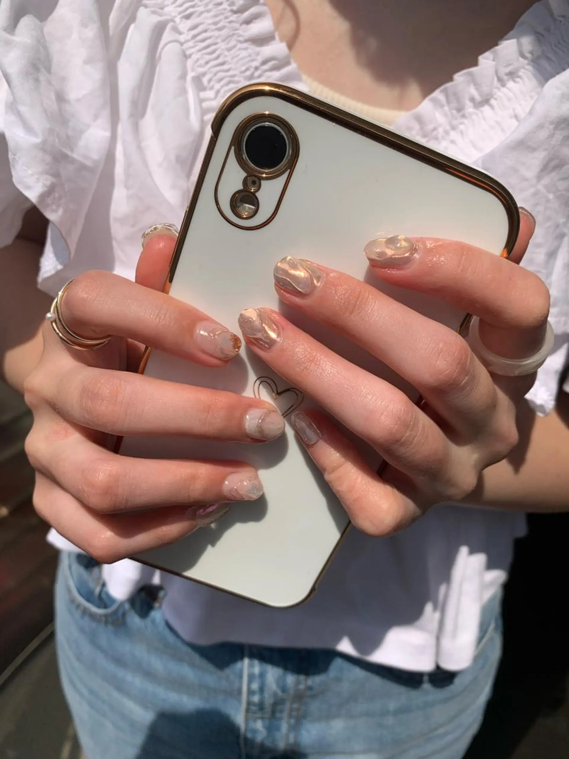 ネイル ミラーネイル nail＊ runa🌻のネイルデザイン
