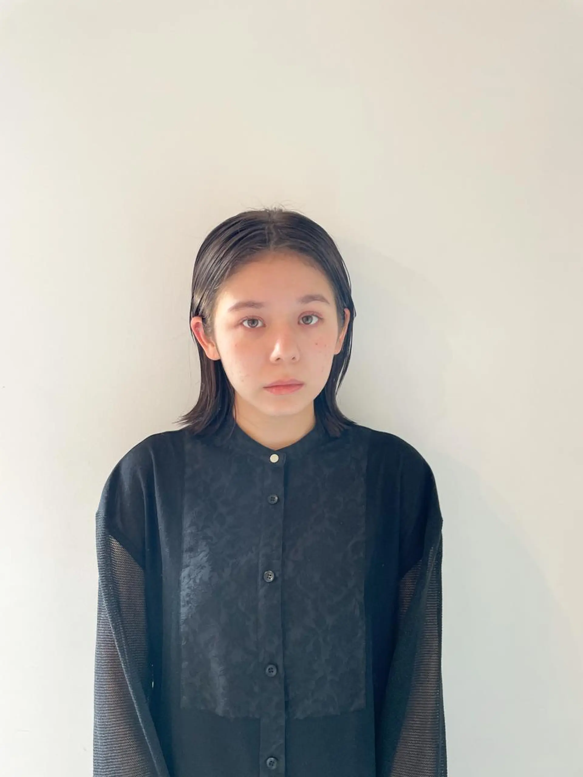 ミディアム カラー アッシュ ボブ カット ヘアカラー Takuma Suzuki中目黒のヘアスタイル